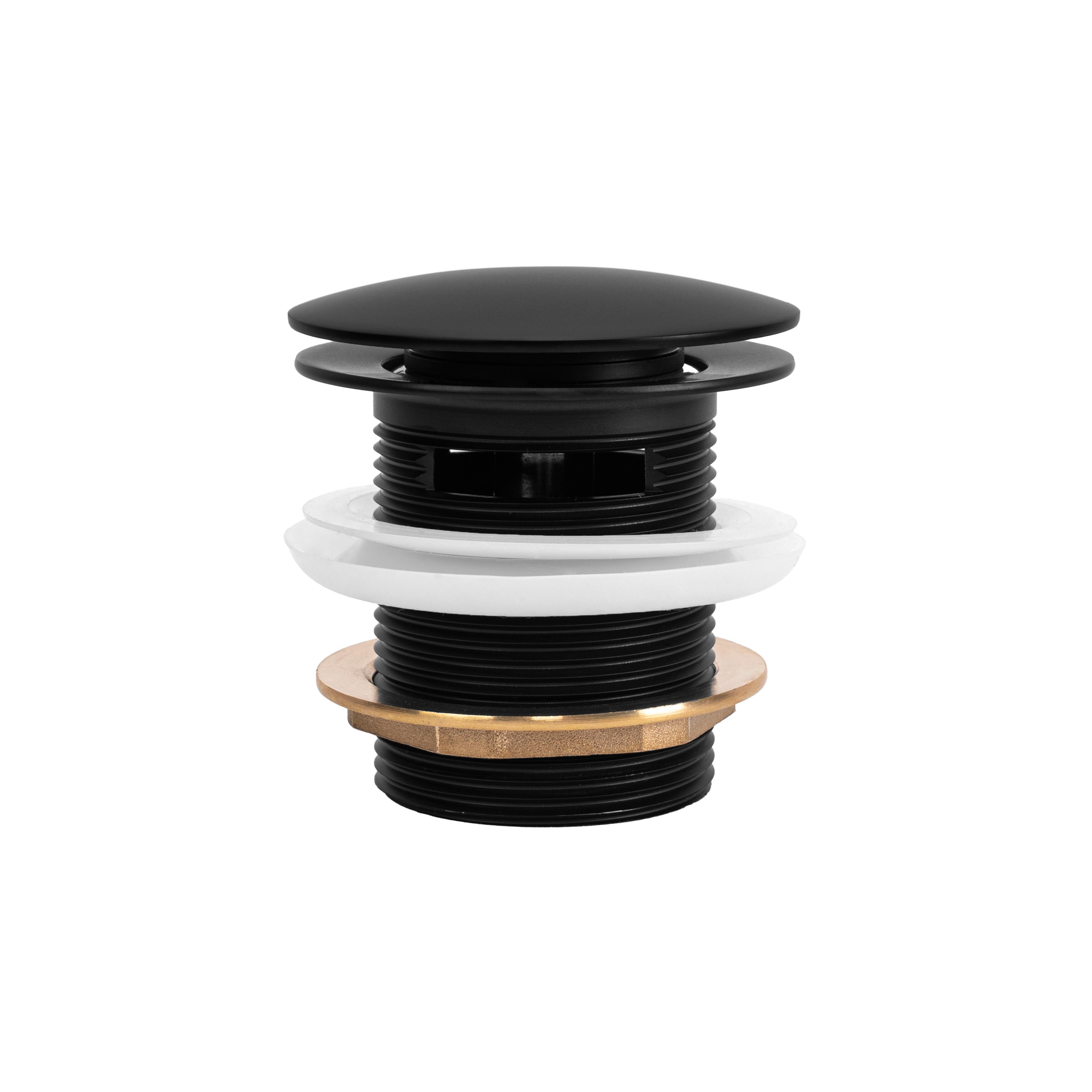 Bathtub Plug Rea Black 6cm