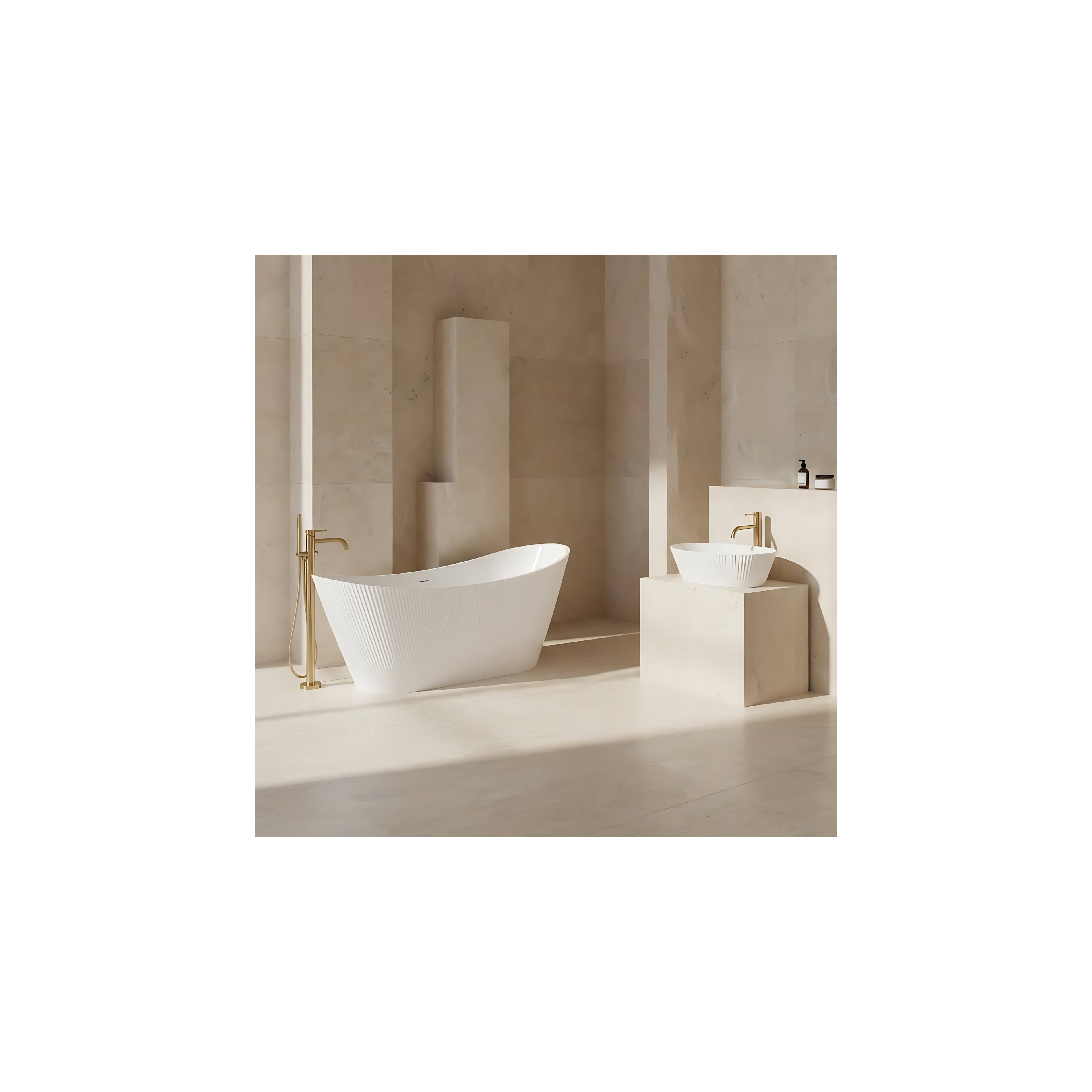 Freestanding Acrylic Bathtub ATENA 170