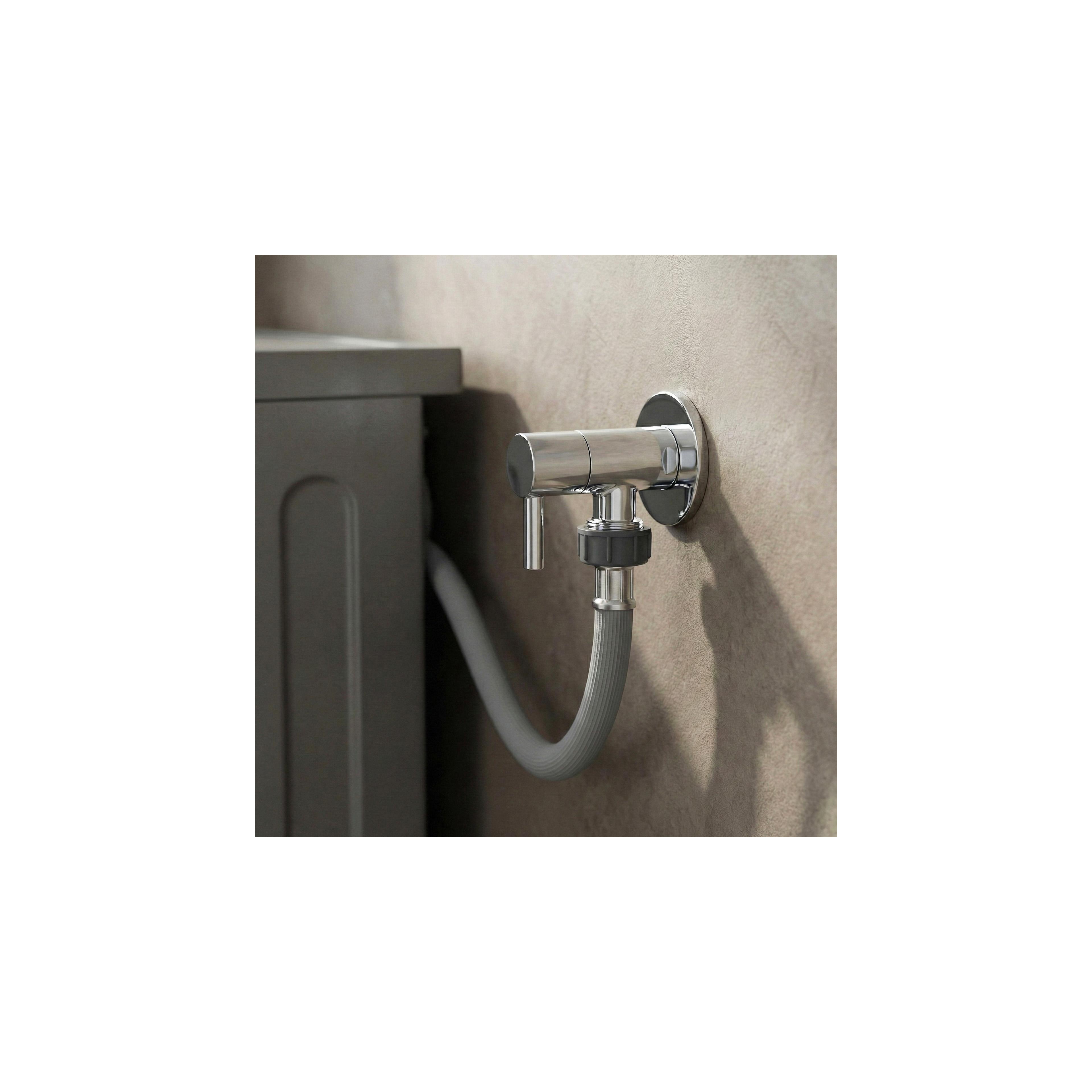 Robinet d’angle 1/2" x 3/4" Chrome