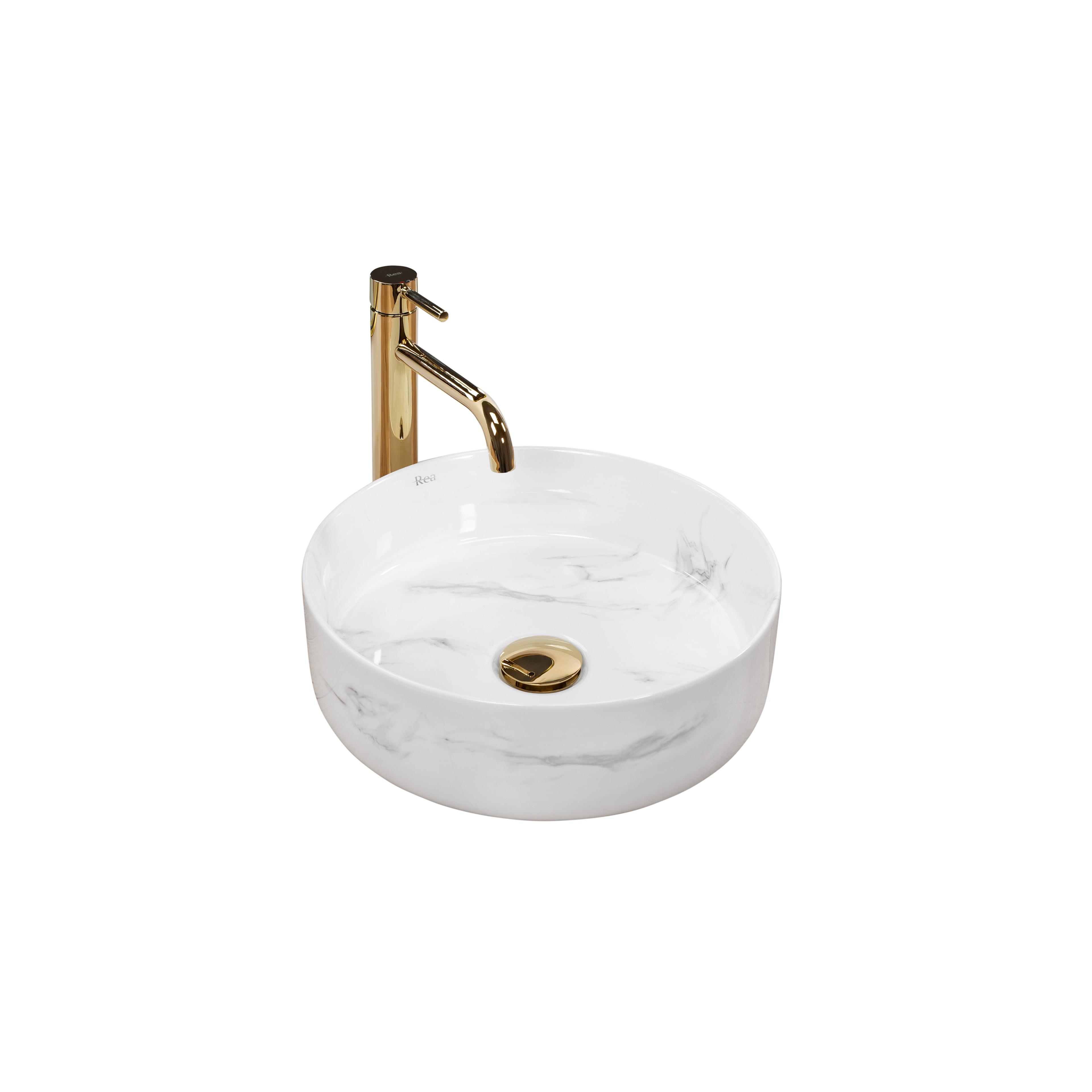 Rea Sami Nature Marble countertop izlietne