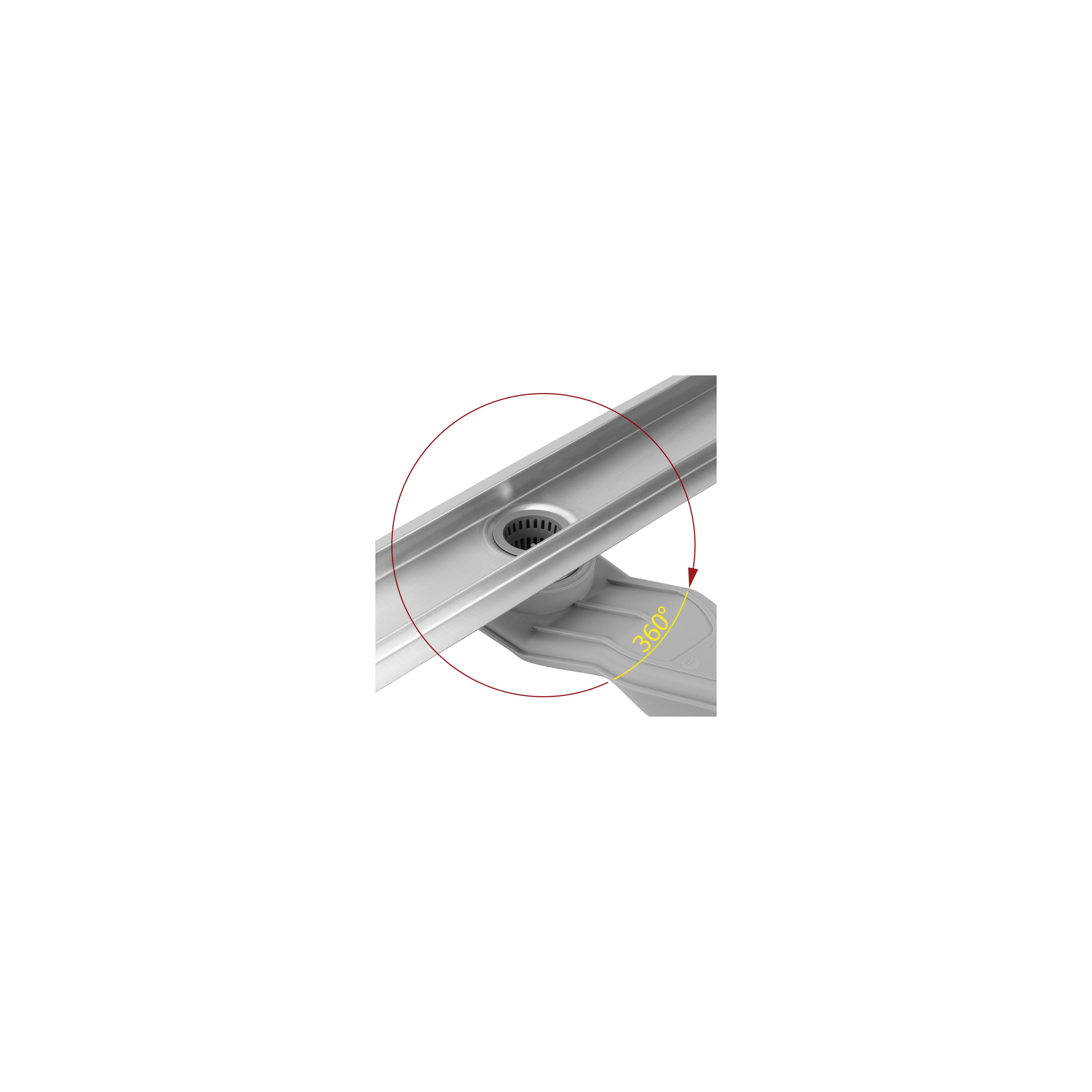 Tuš kanalica REA Neox Superflow BRUSH NICKEL 60