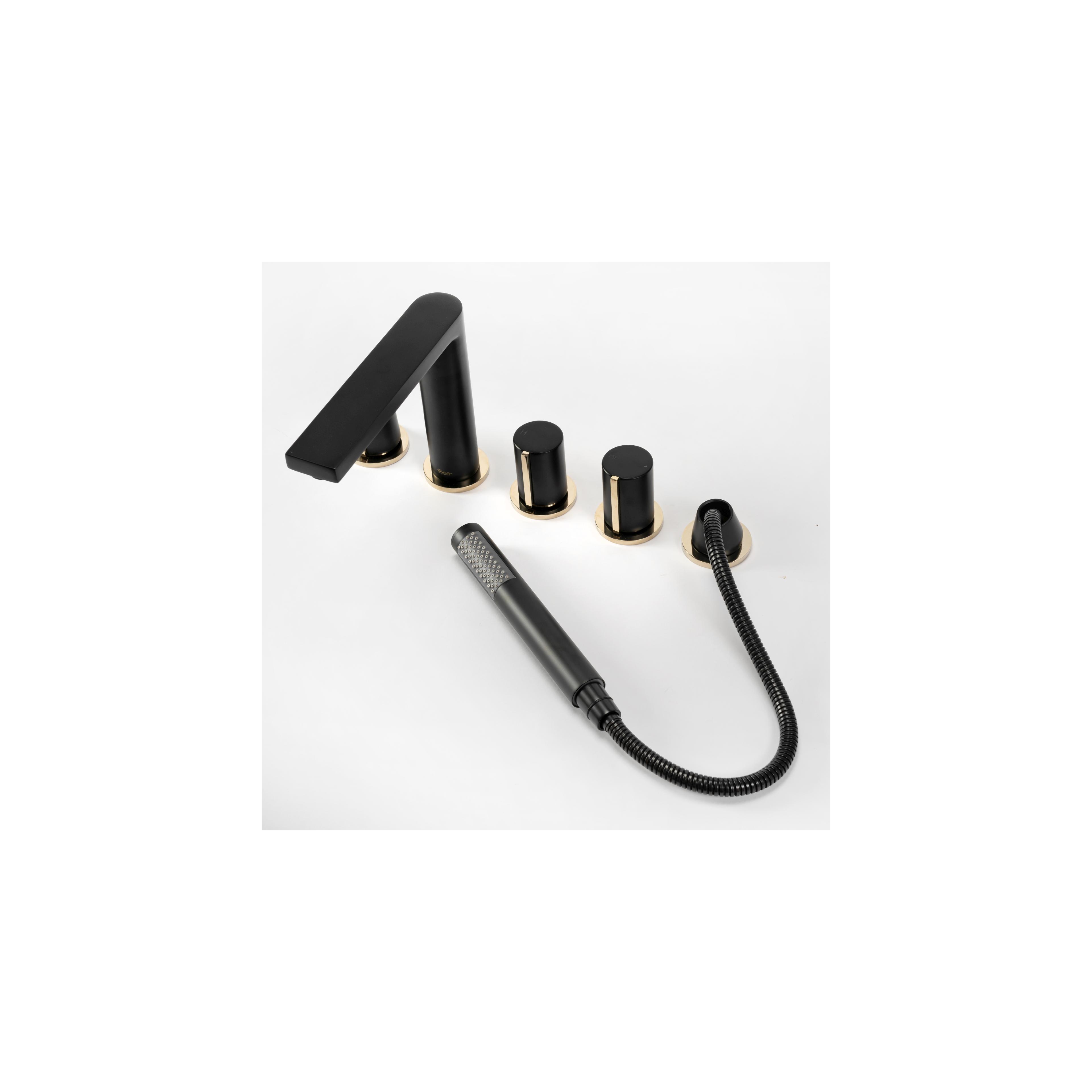 Смеситель для ванны Rea ICON Black Matt