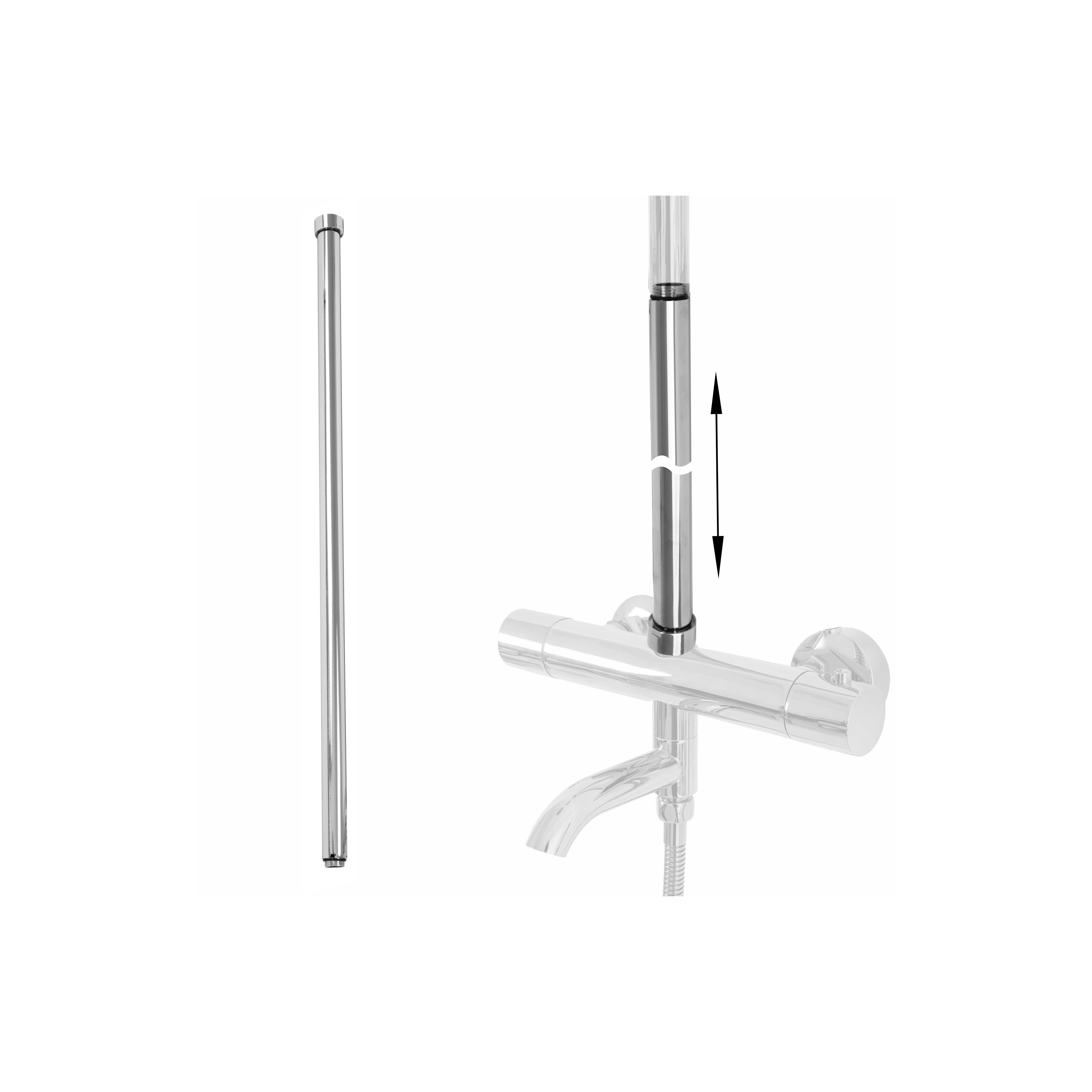 Удлинитель для ванны/душевого гарнитура CHROM 60cm