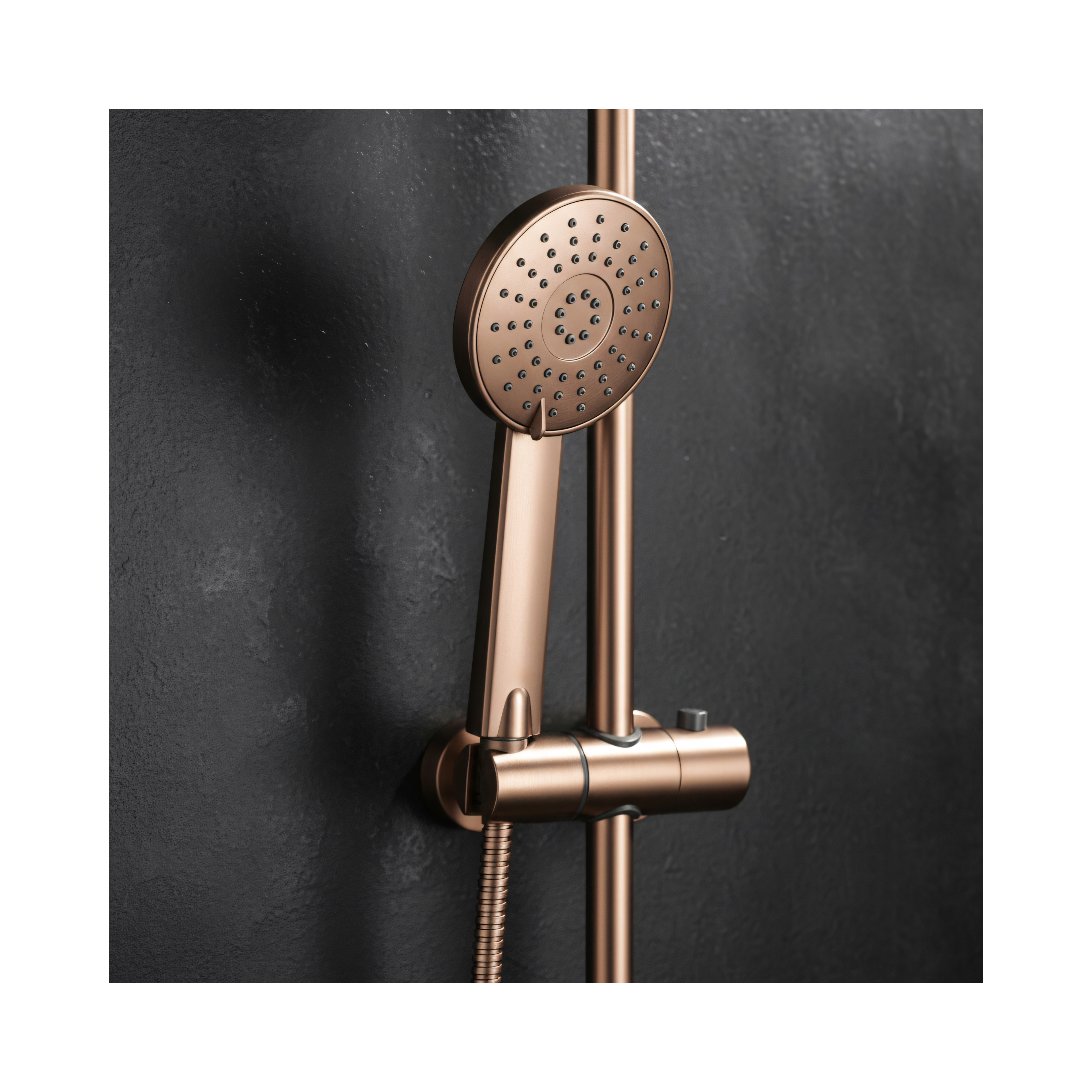 Kit de douche Rea Luis Brush Copper