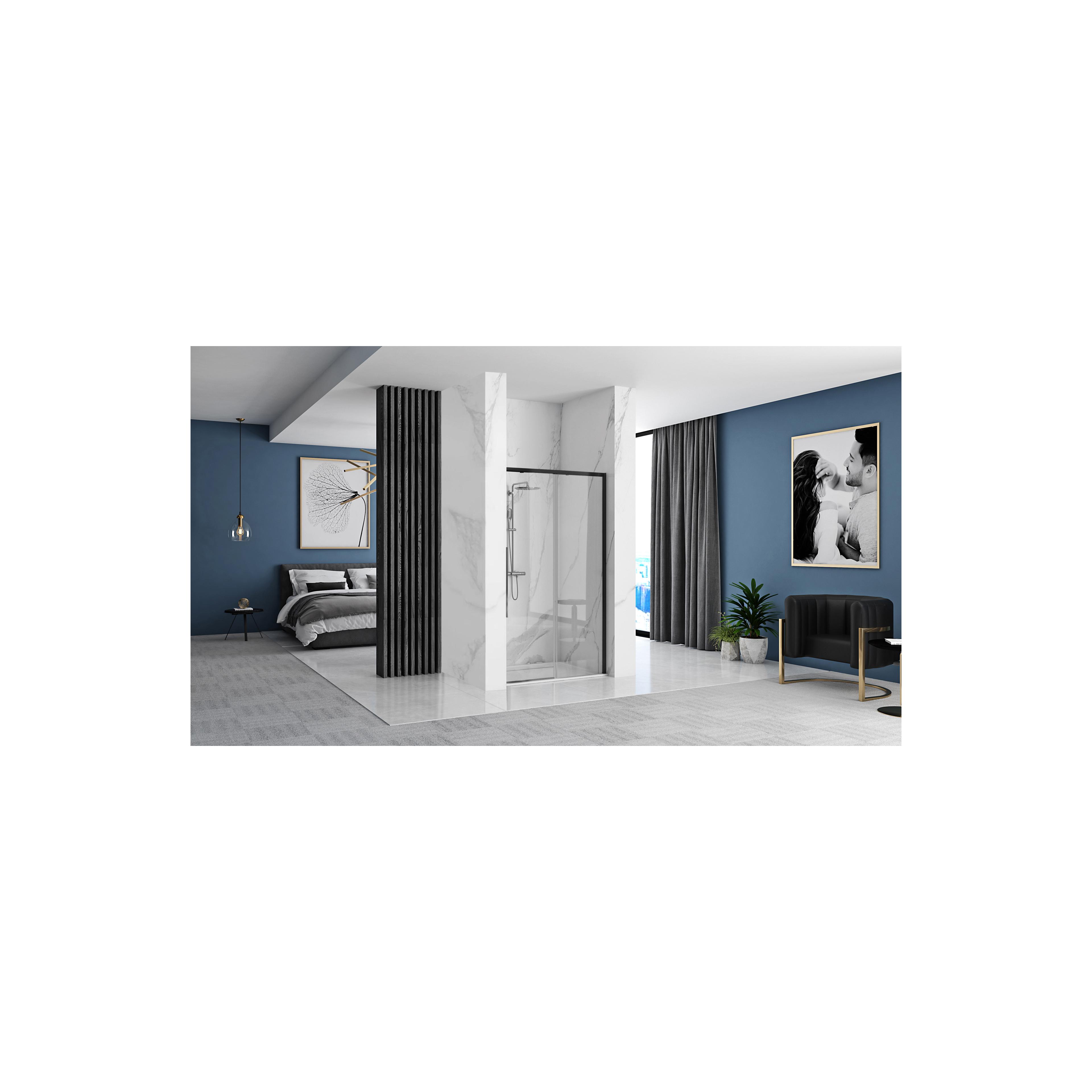 Usa pentru dus SOLAR BLACK MAT 120