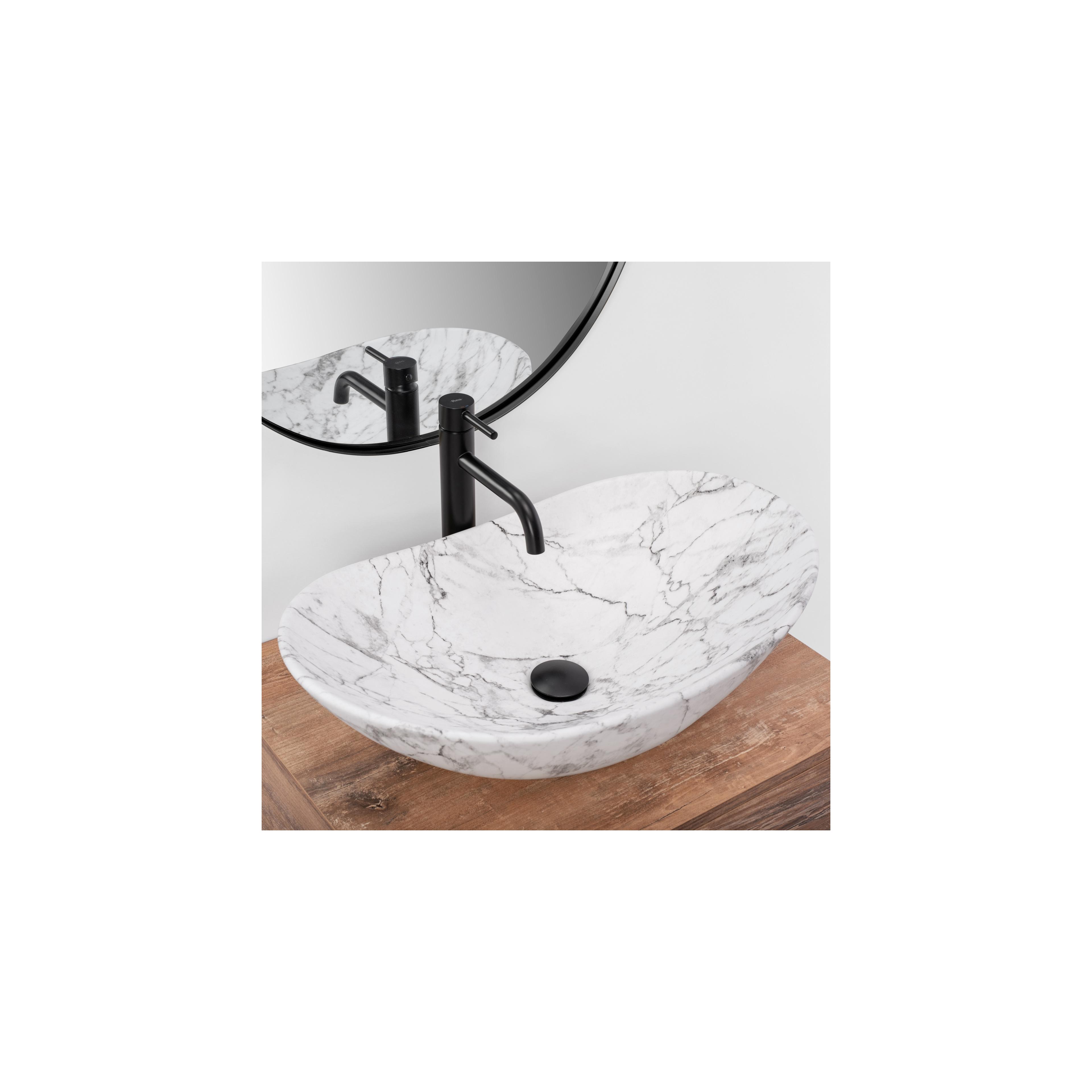 Vasque à poser Rea Royal 60 Statuario Marble Matt