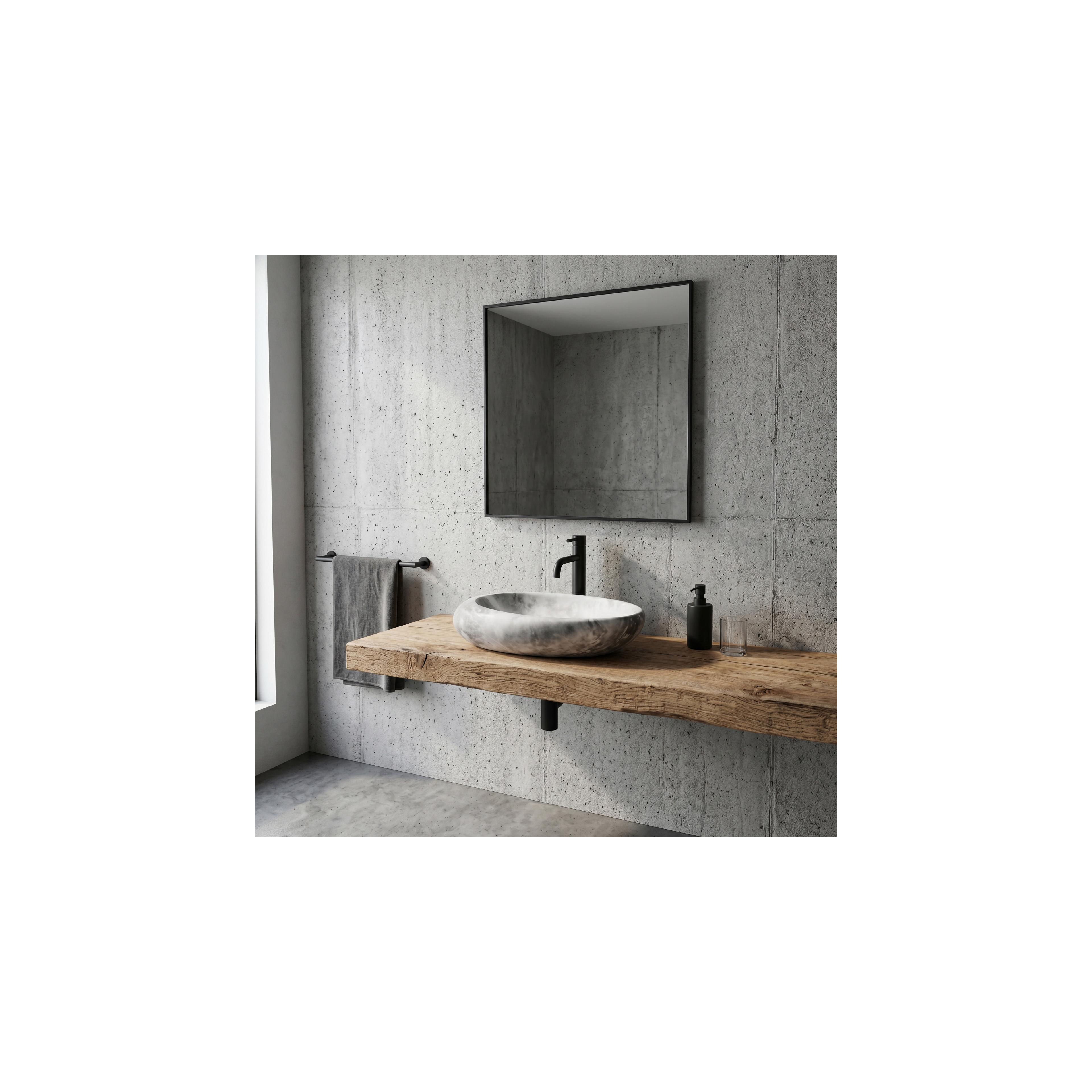 Νιπτήρας πάγκου Rea Roxy C Stone L.GREY 49 x 31 x 13.5 cm