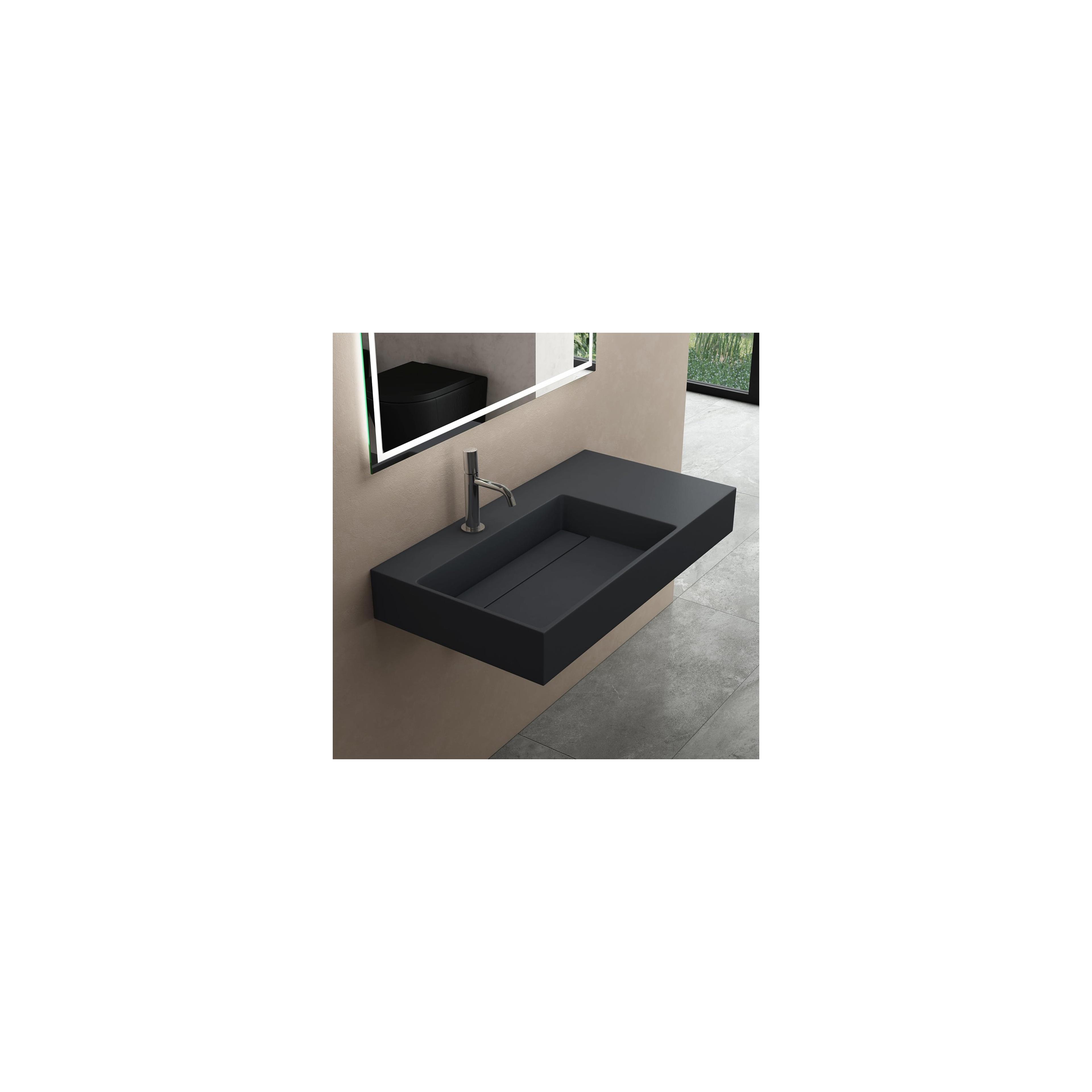 Konglomerato praustuvas  Archi 90 CM  Grey MATT