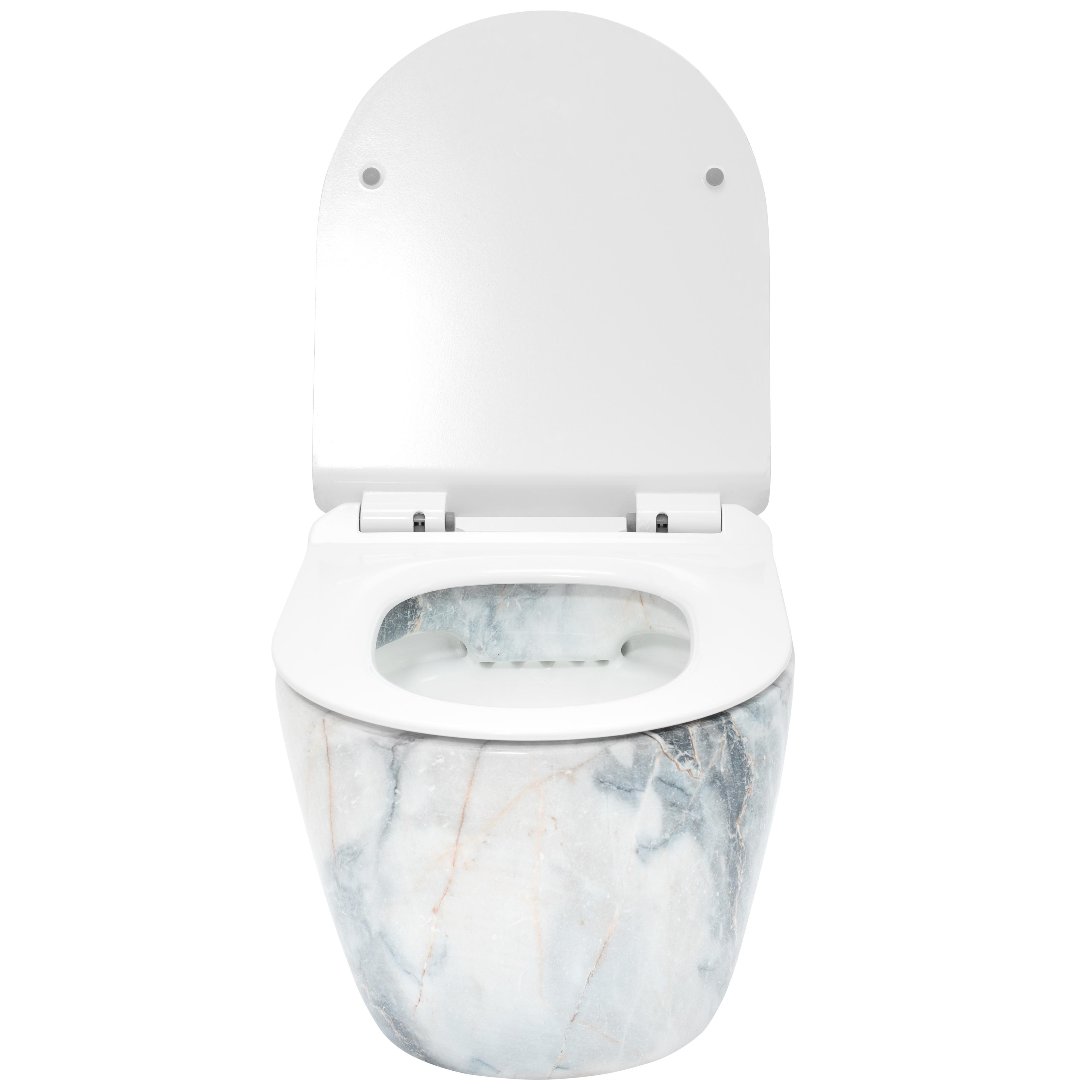 Тоалетна чиния Rea Carlos Slim Granit Shiny N