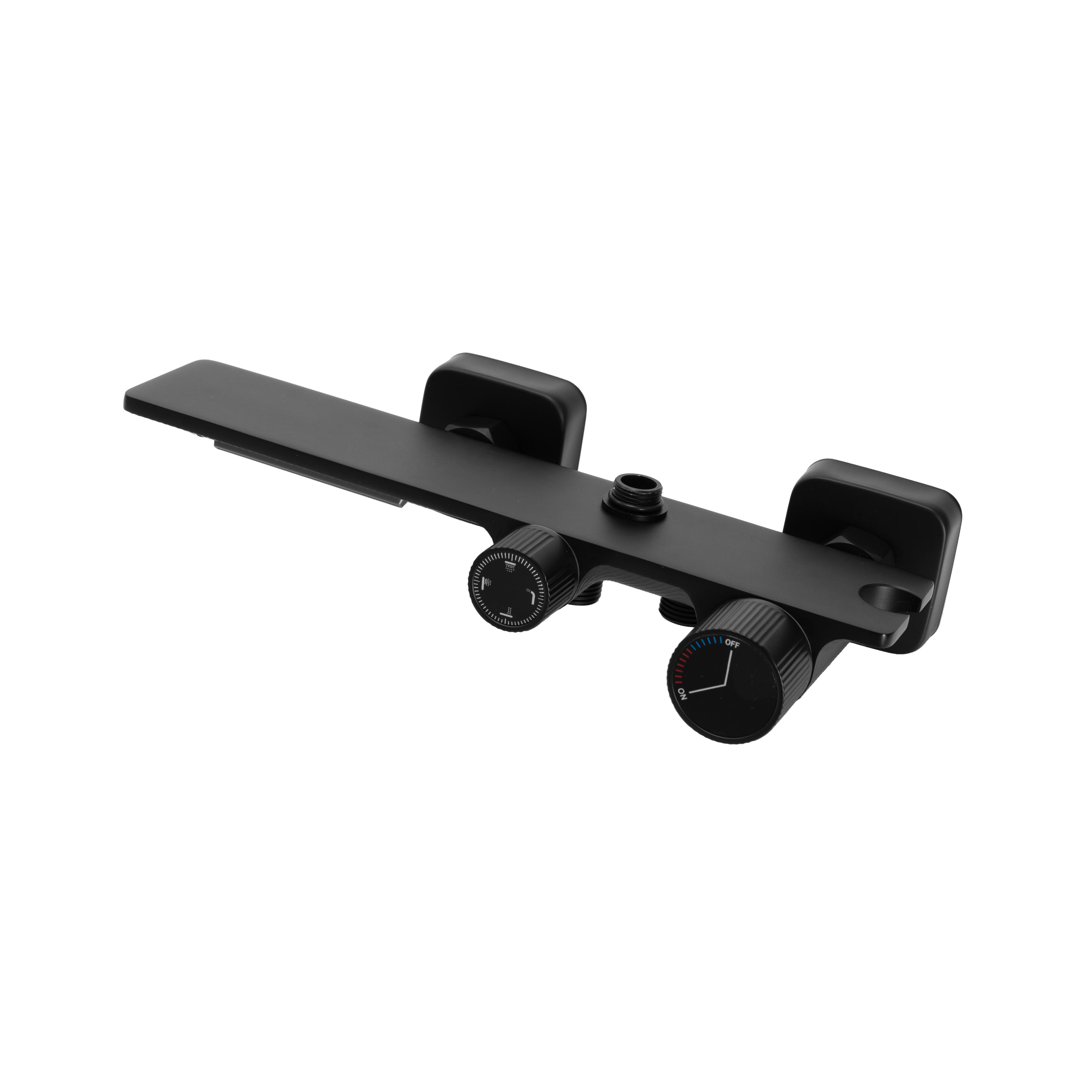 Shower set REA HELIX Black
