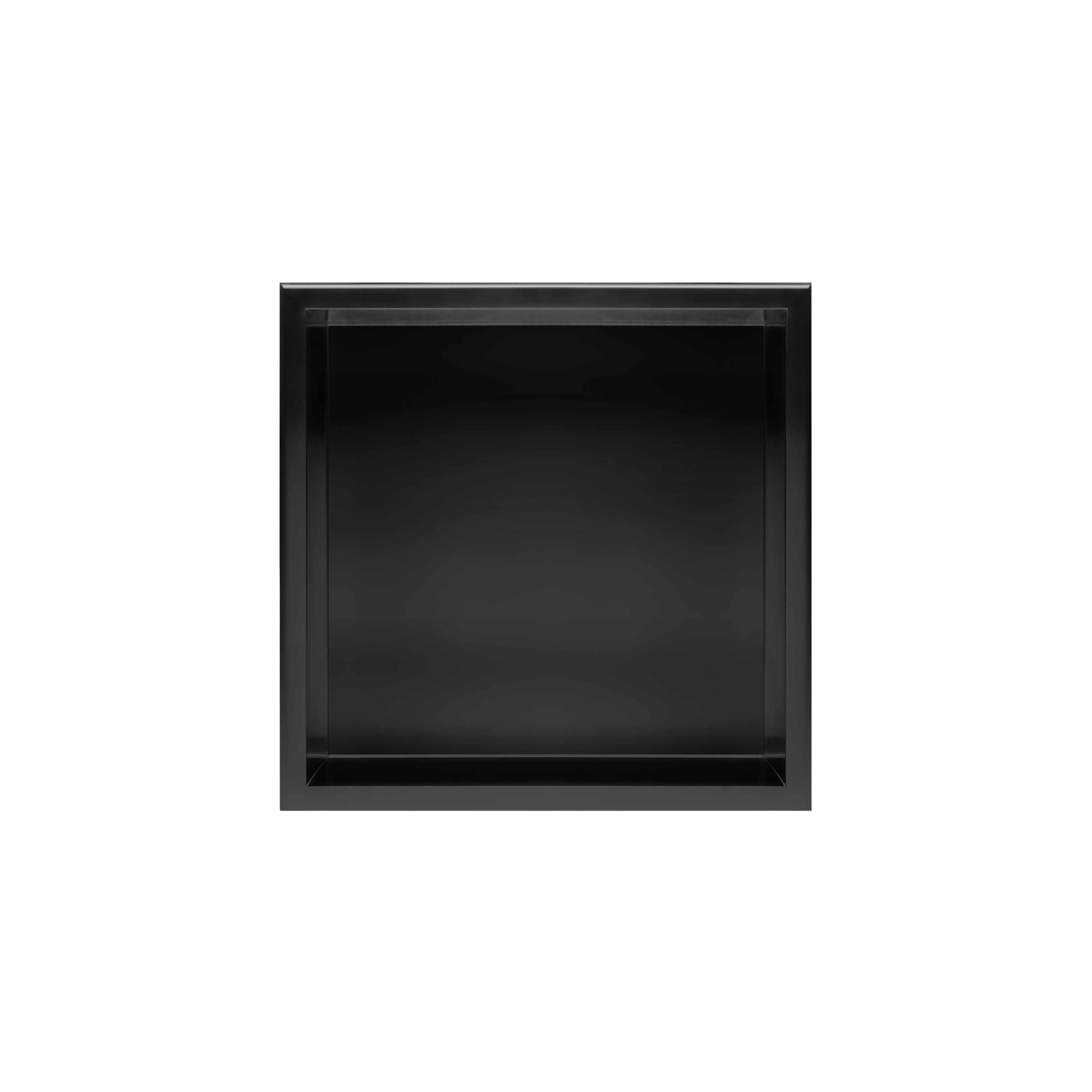 bathroom shelf 30x30 matte black