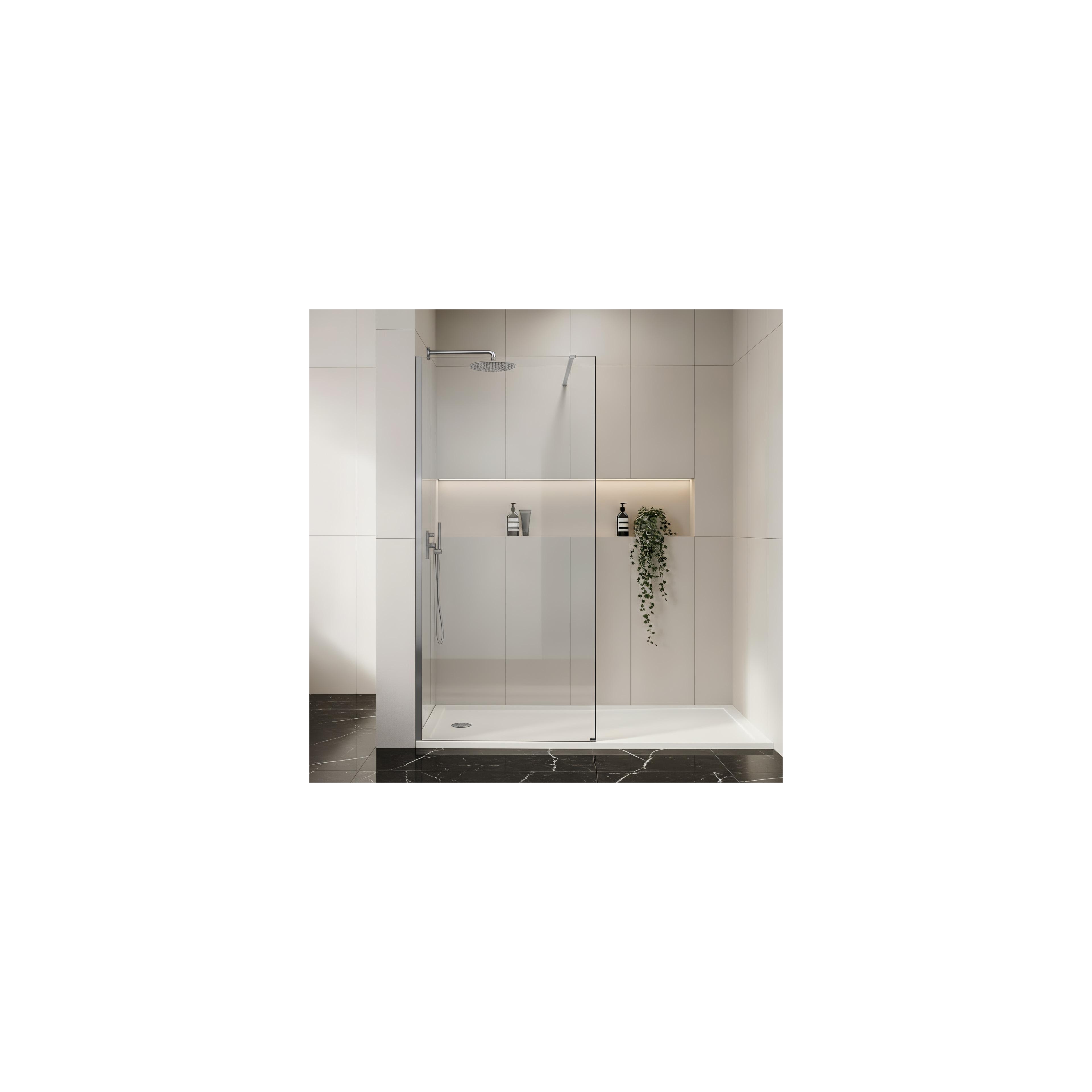 Kabina prysznicowa Walk-In Rea Flexi Transparent / Chrome 80