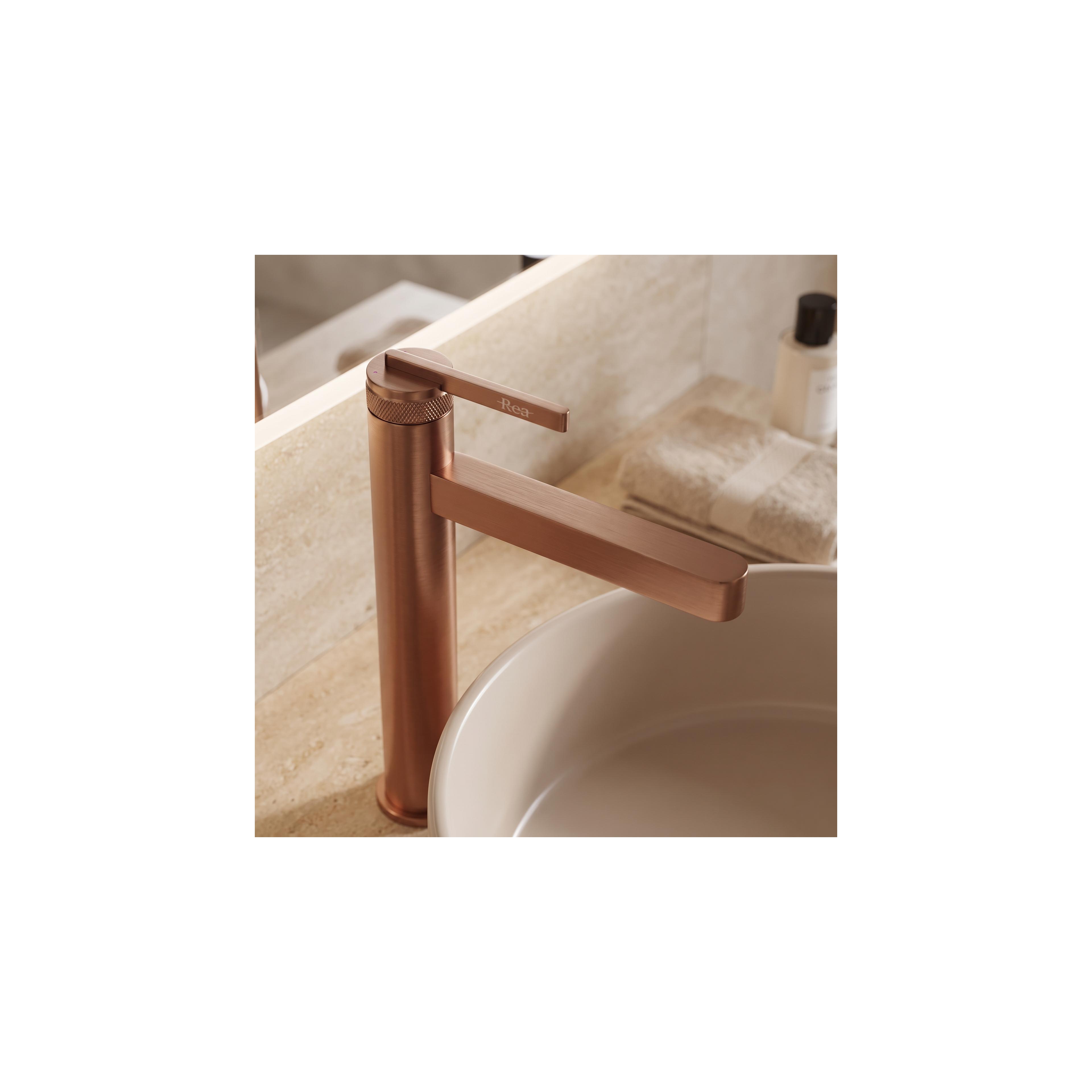 Μπαταρία Νιπτήρα Rea Grace Brush Copper High