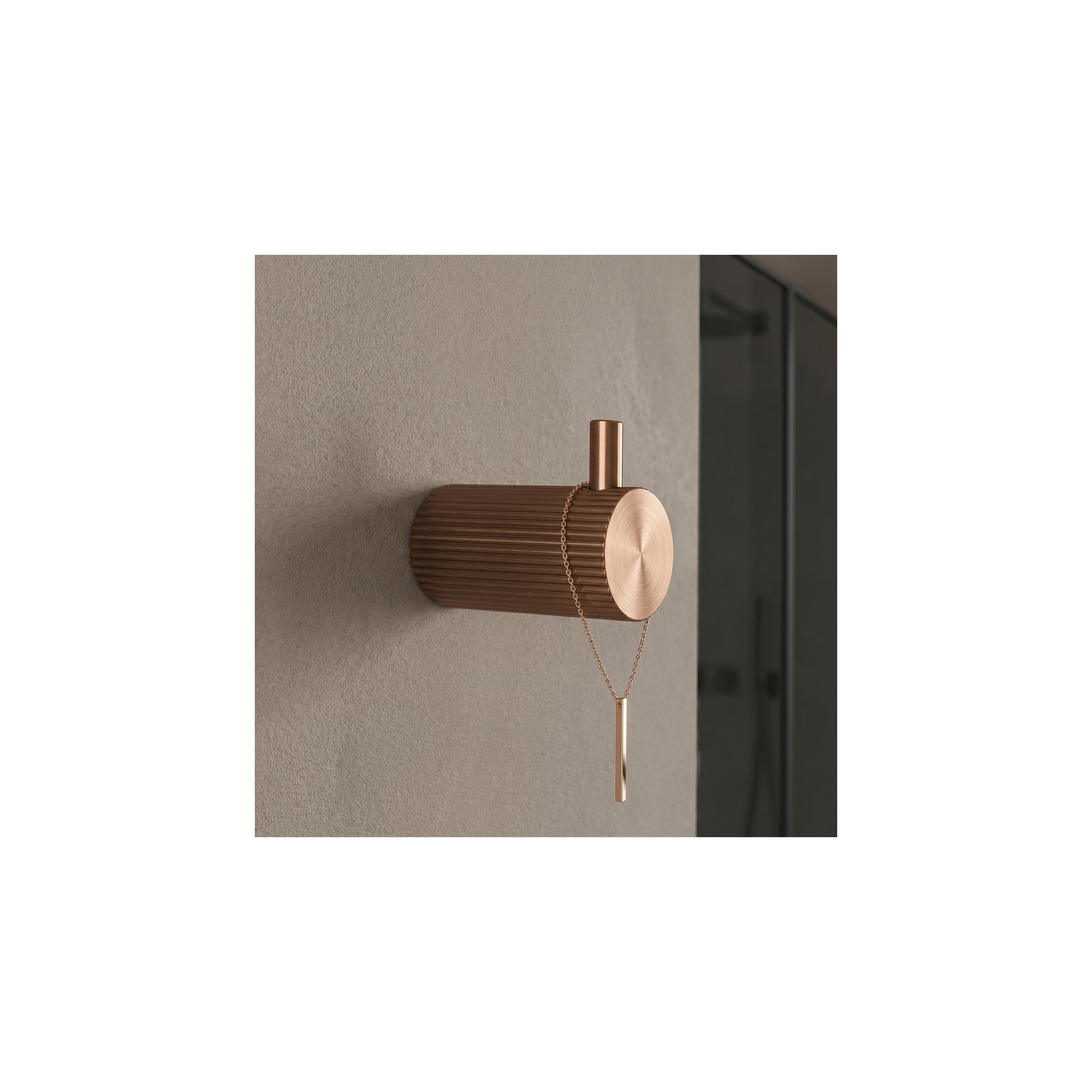 Gancho de casa de banho A64104 SOLO Brush Copper