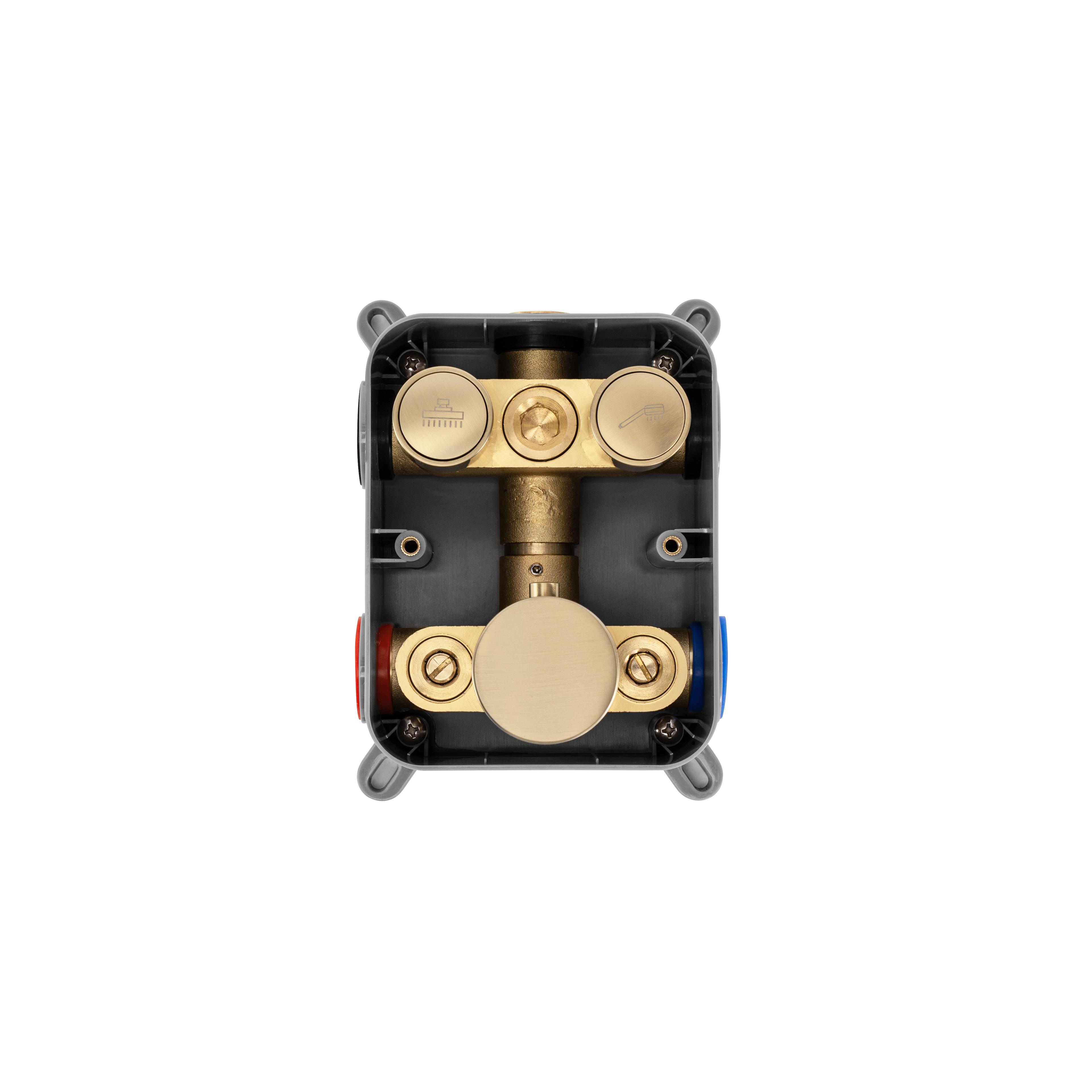 Built-in shower set Rea LUNGO BRUSH GOLD BOX