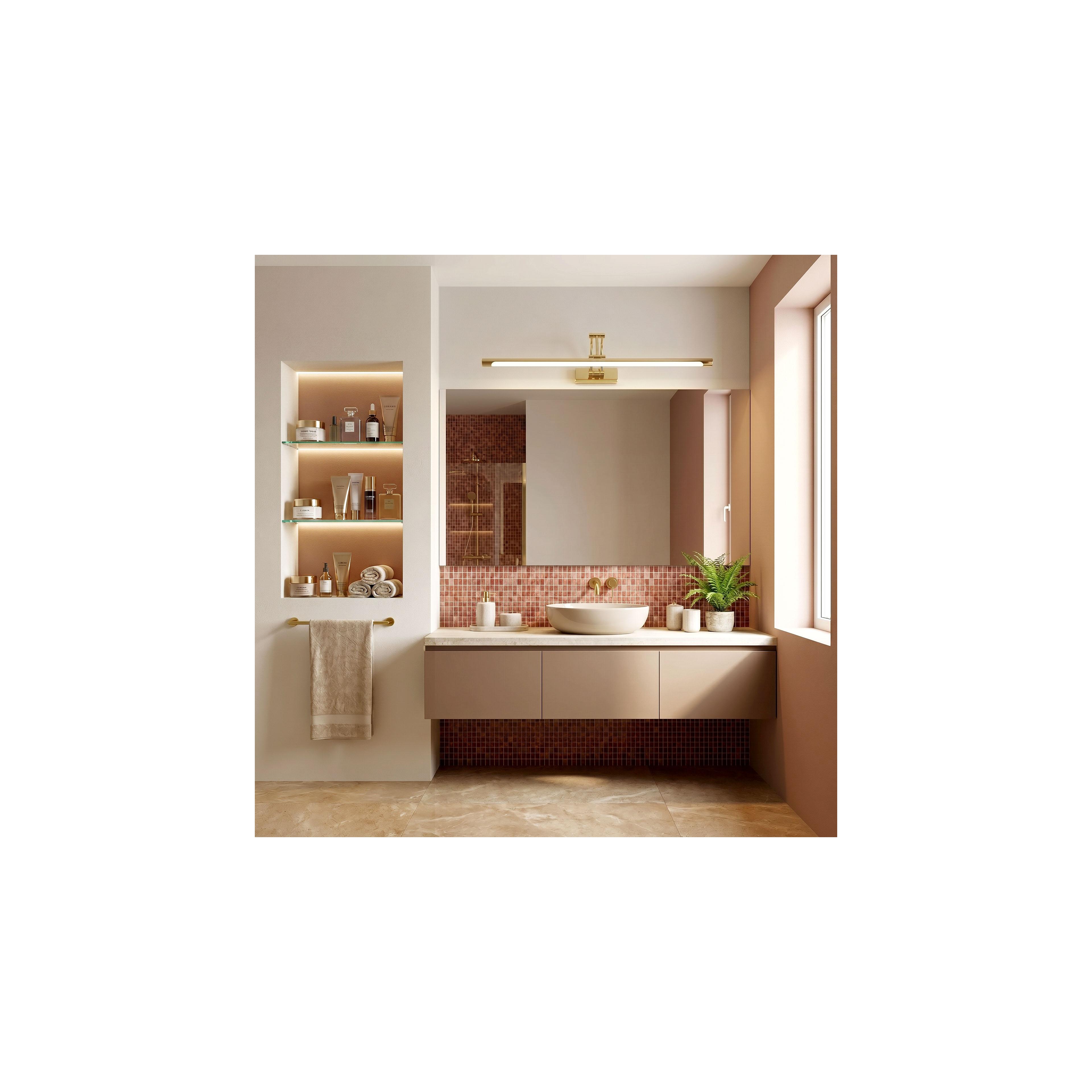Bad LED-Wandleuchte SWE021-1W 80cm Gold
