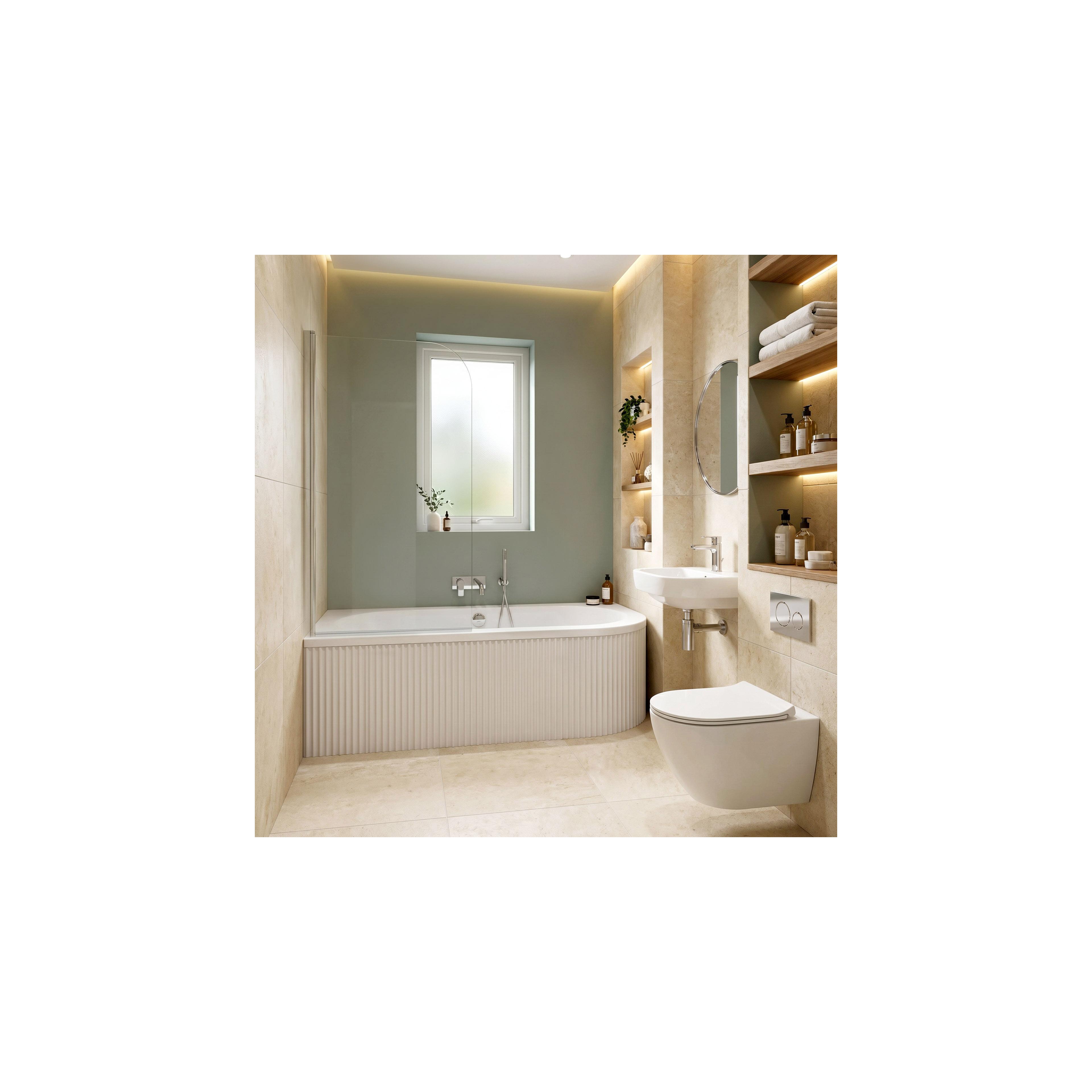 Bathtub Rea Orion Stripe Left 150cm