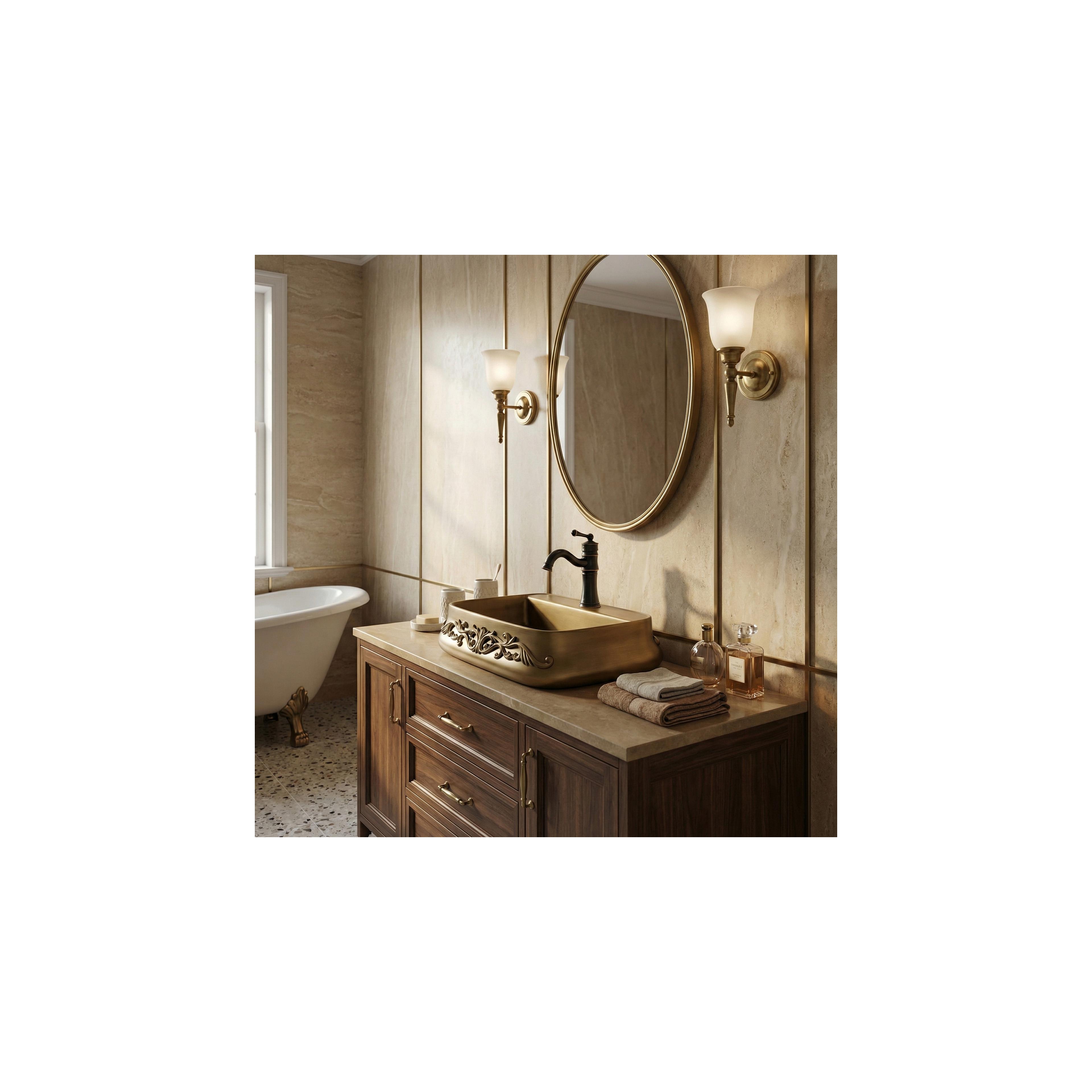 Countertop washbasin Rea Castel