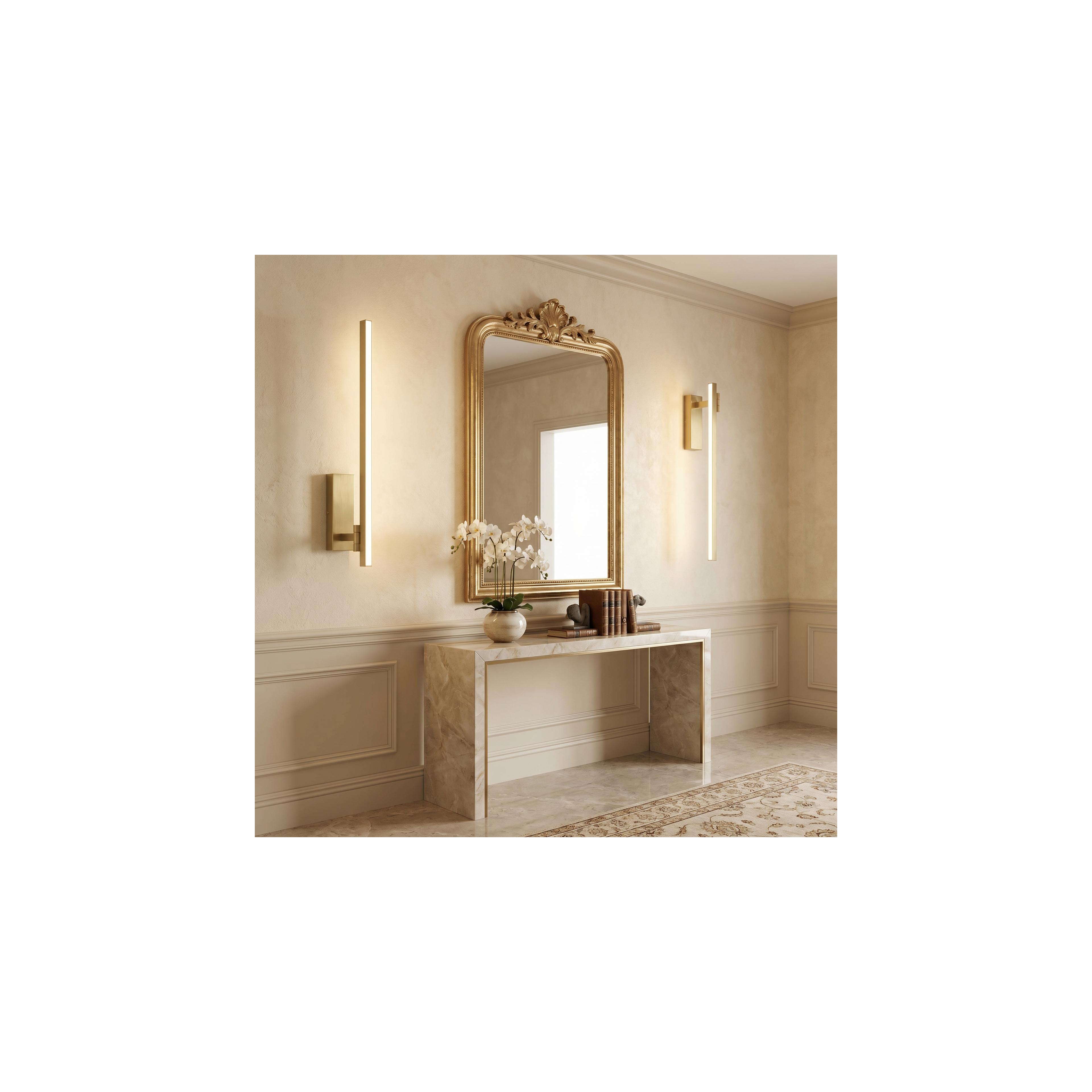 Vannitoa seina LED-valgusti SWE032-1W 60cm BRUSH GOLD
