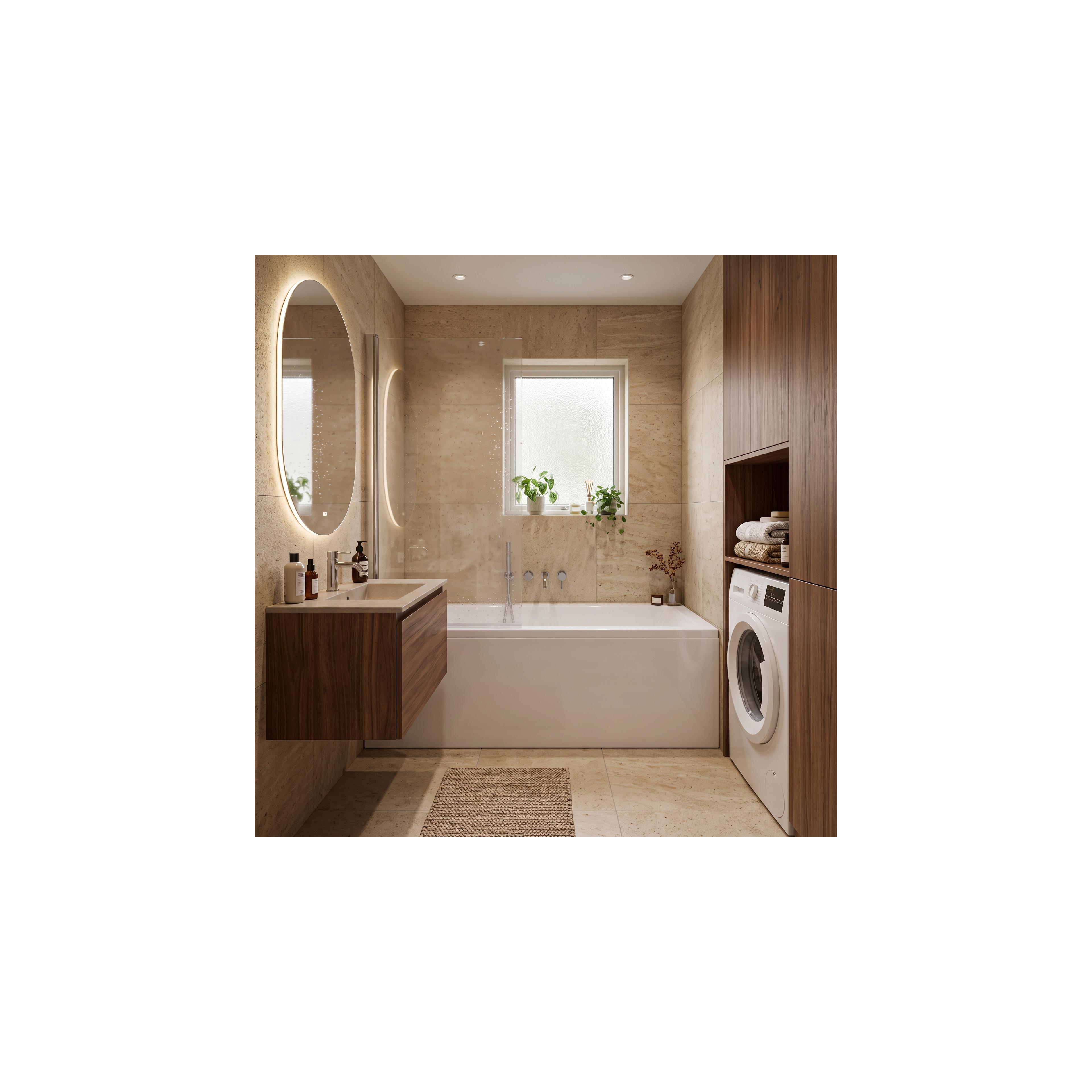 Baignoire acrylique encastrable Rea Catania 180