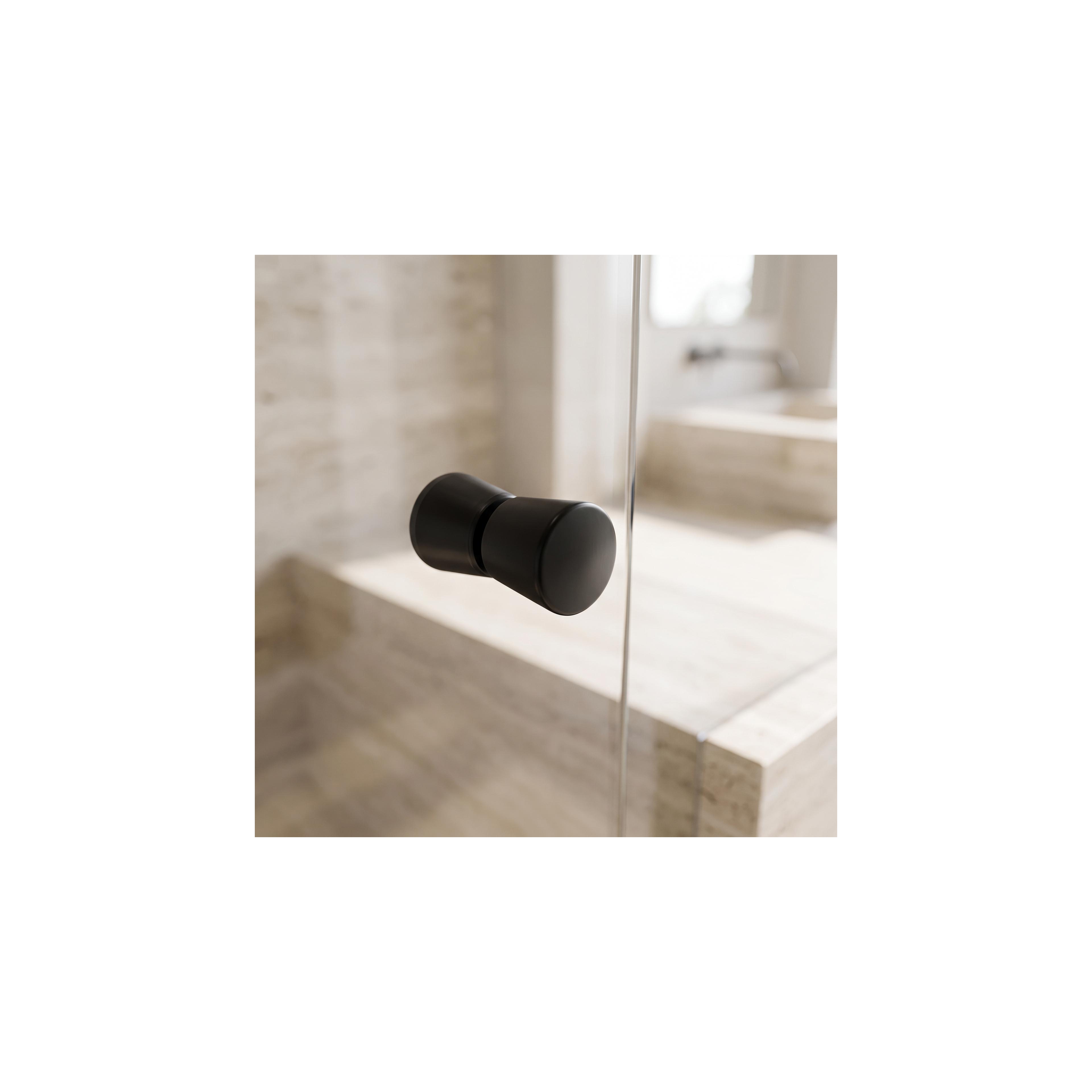 Tirador para puerta de ducha Rea 03 Black