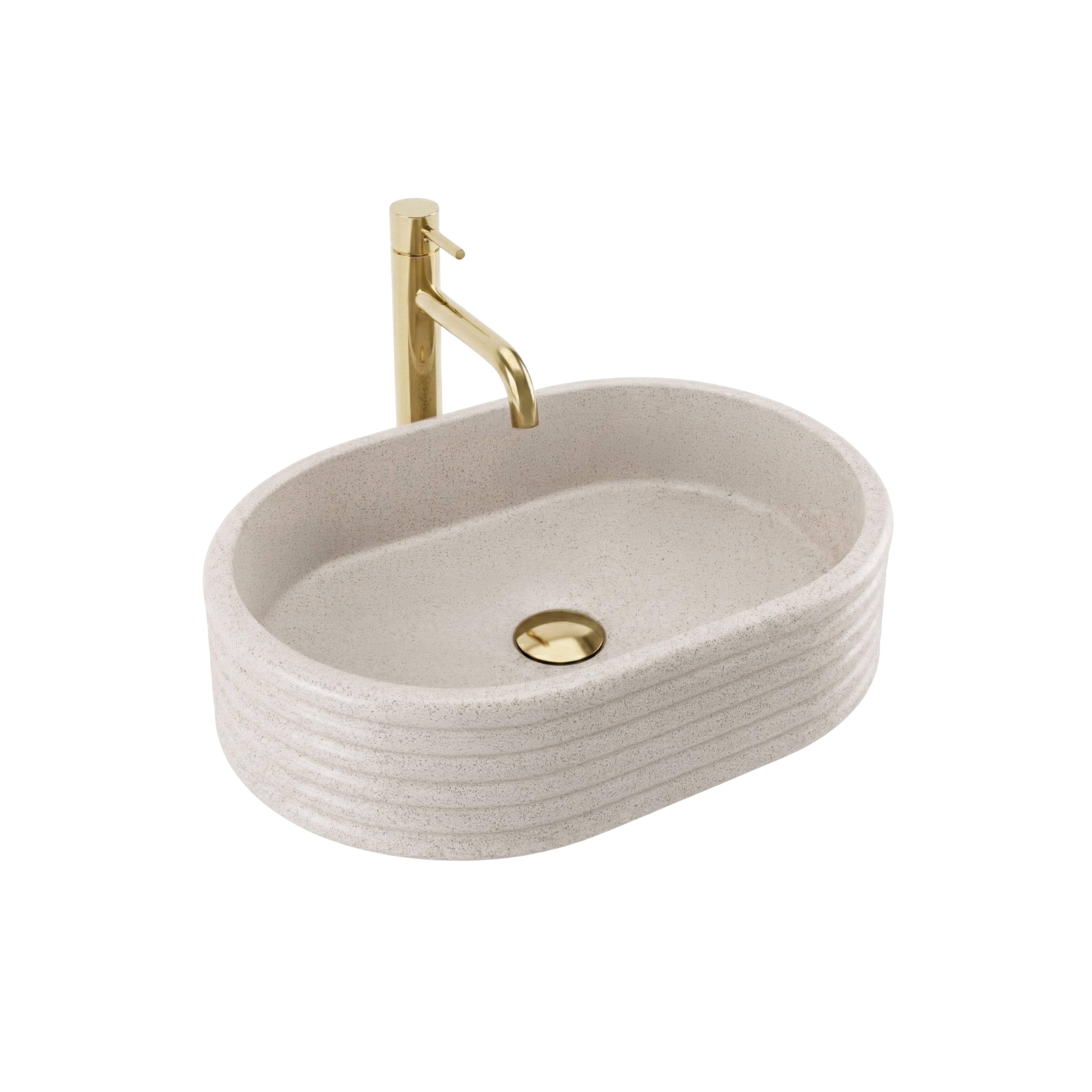 Vasque à poser Rea Nicoletta Beige