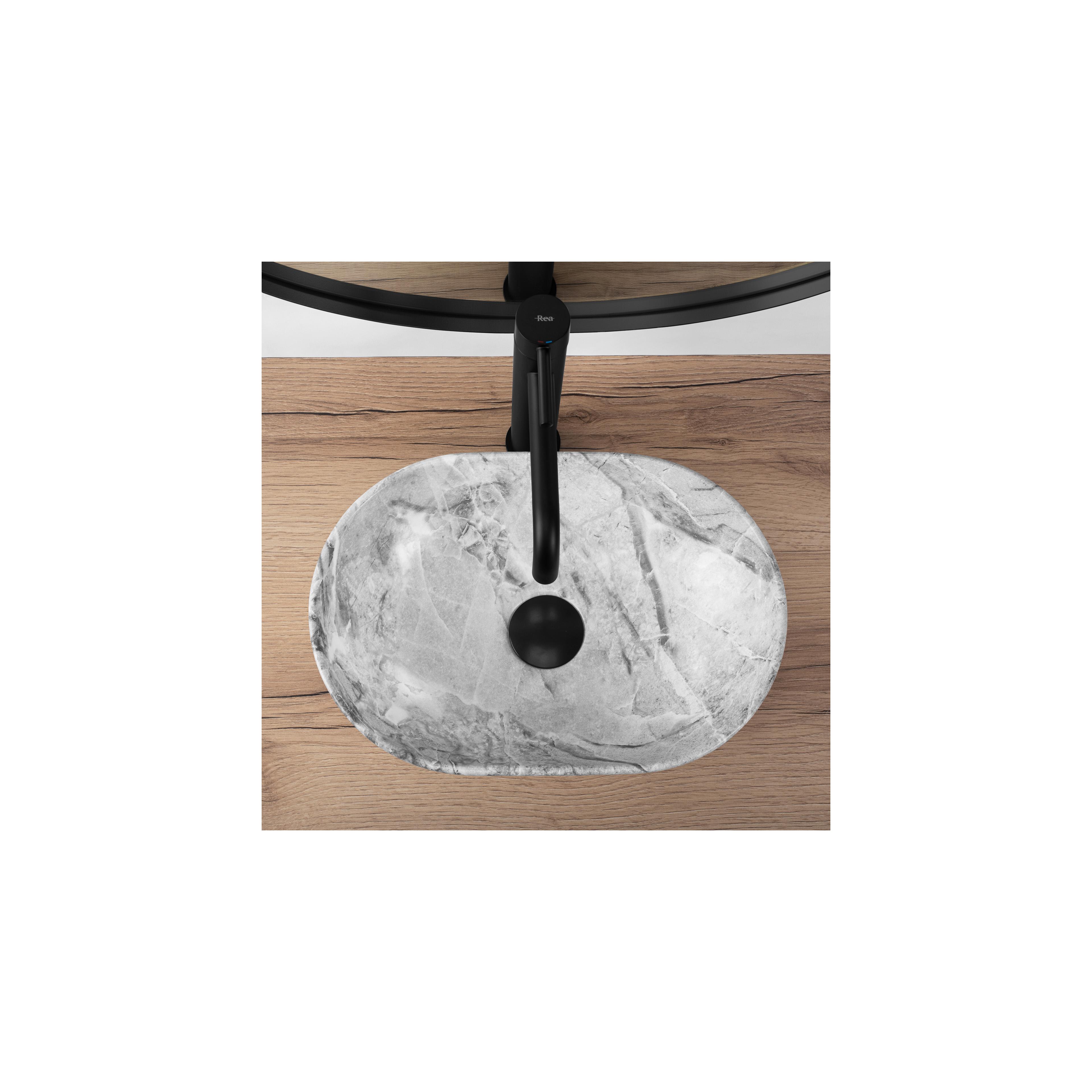 Lavoar pe blat Rea AMELIA MINI STONE MATT