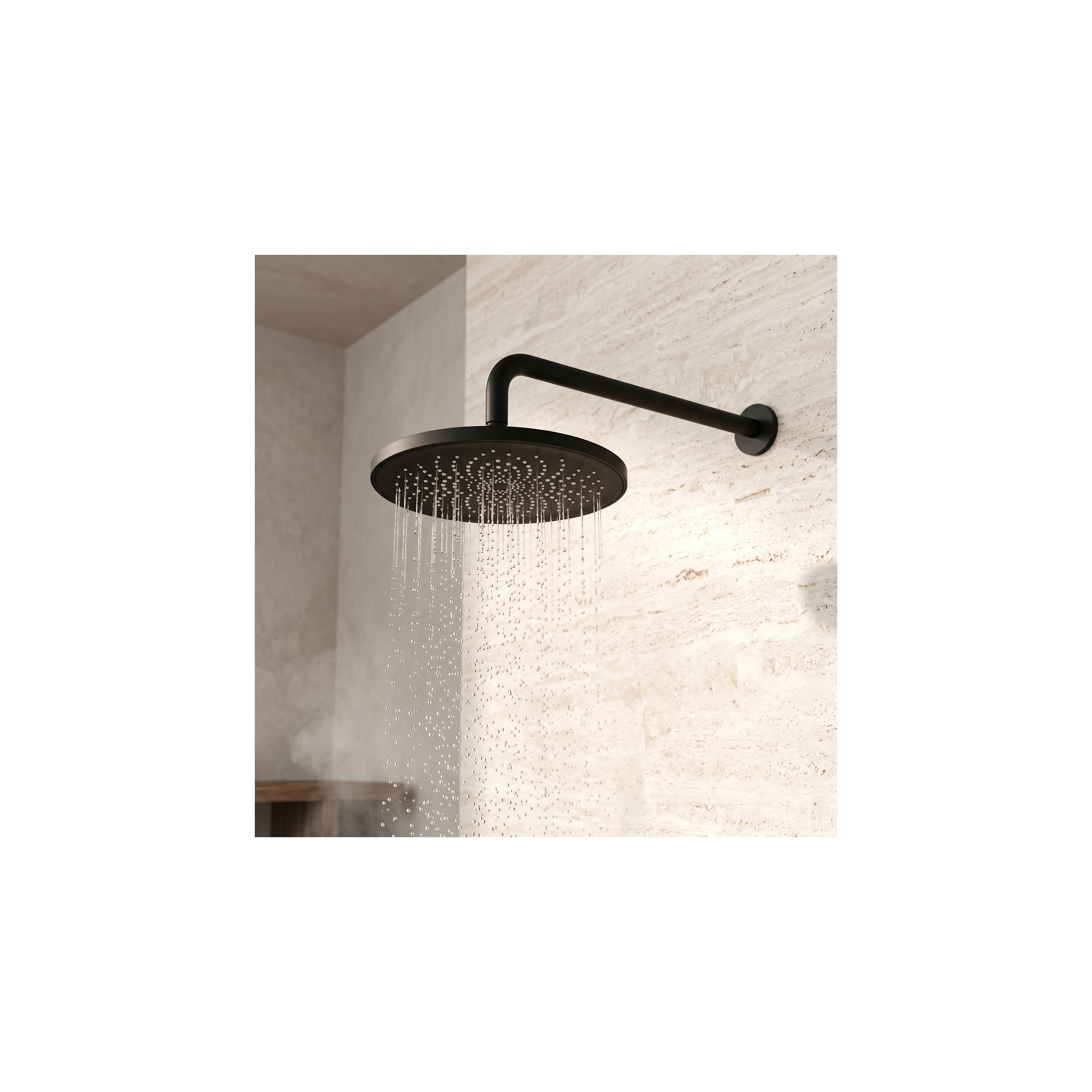 Duscharm rund REA JS-9021B 40cm Black