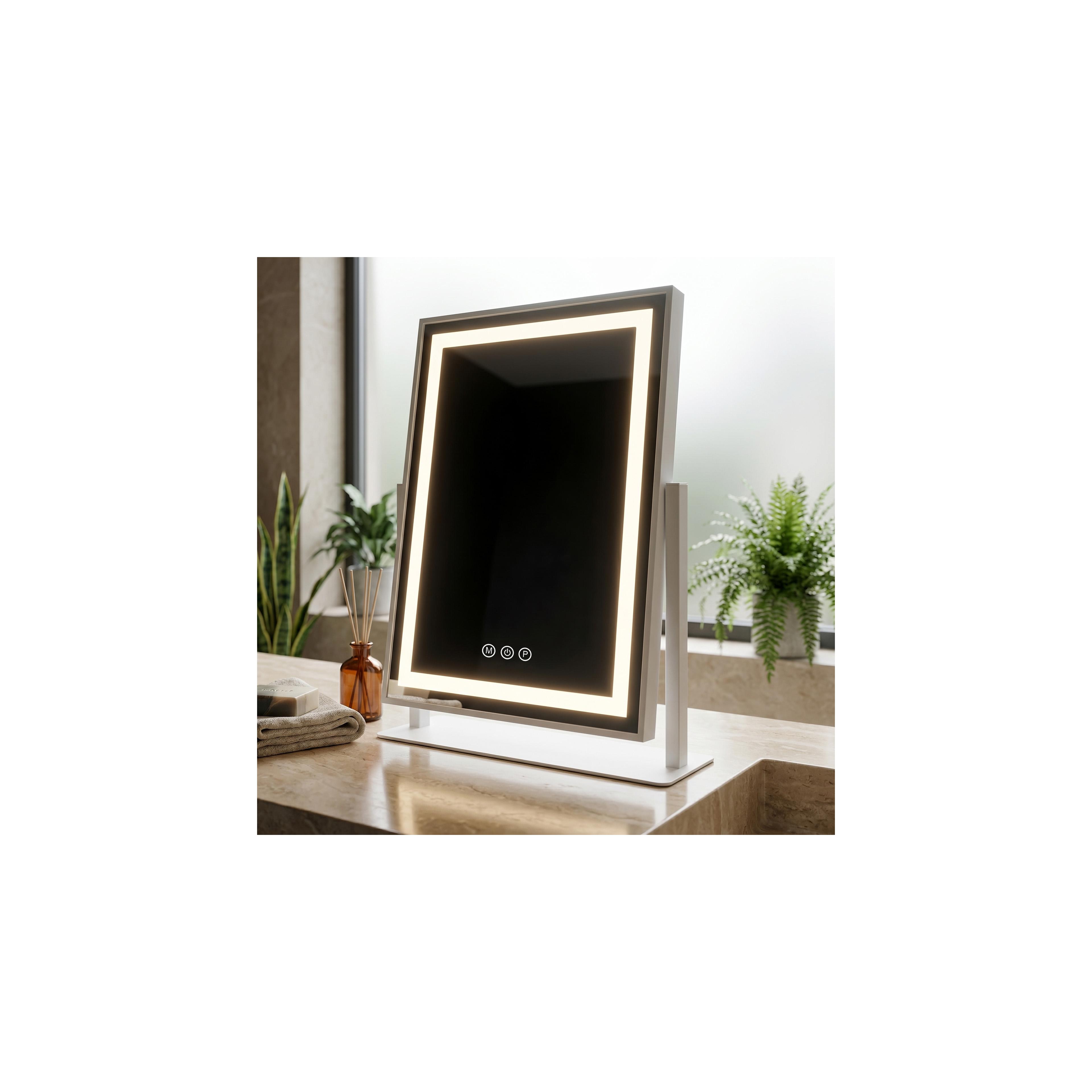 Mirror LED LUMI White 30x40cm