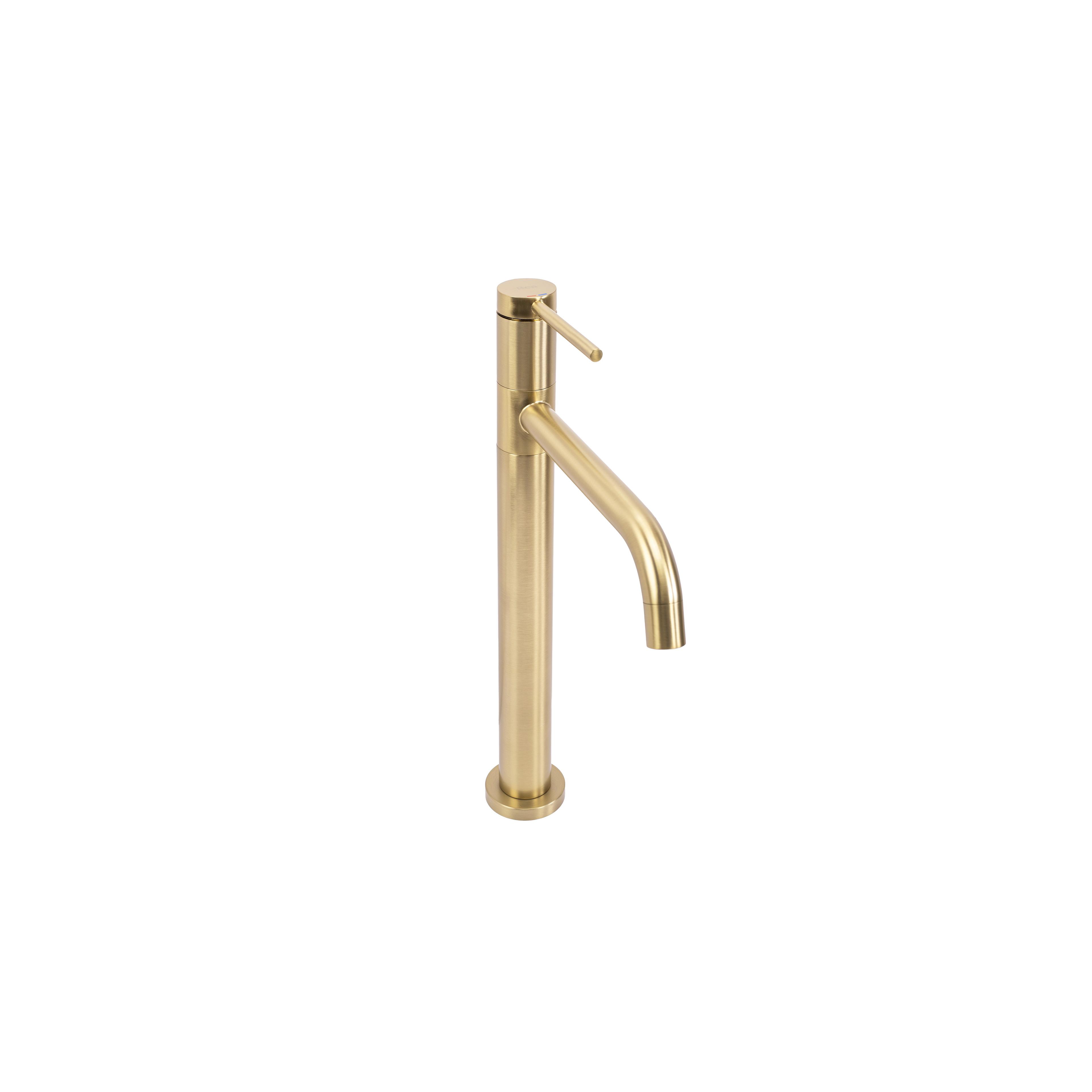 Grifo de baño Rea Lugano Slim Brush Gold High