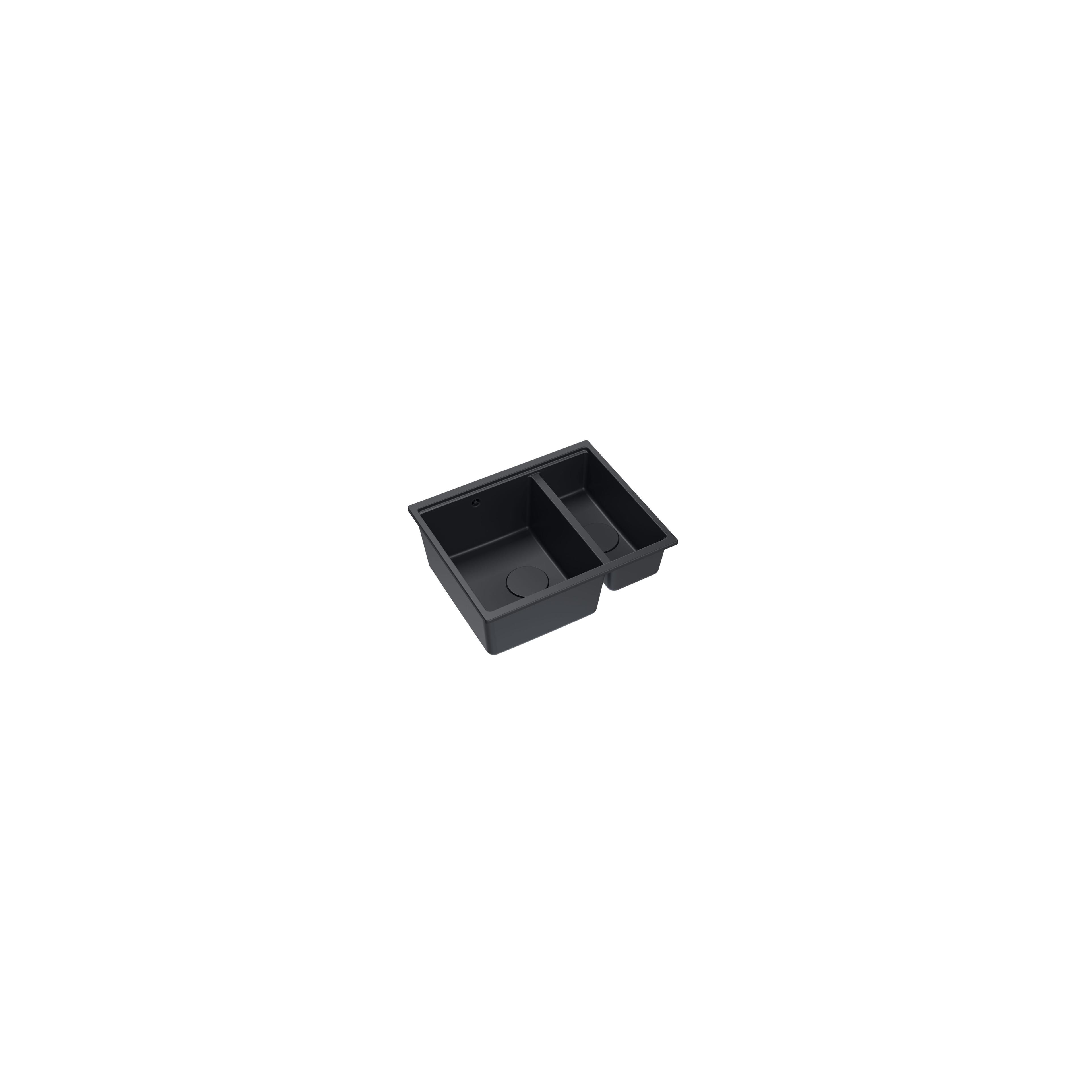 гранитна мивка Logan 150 Black