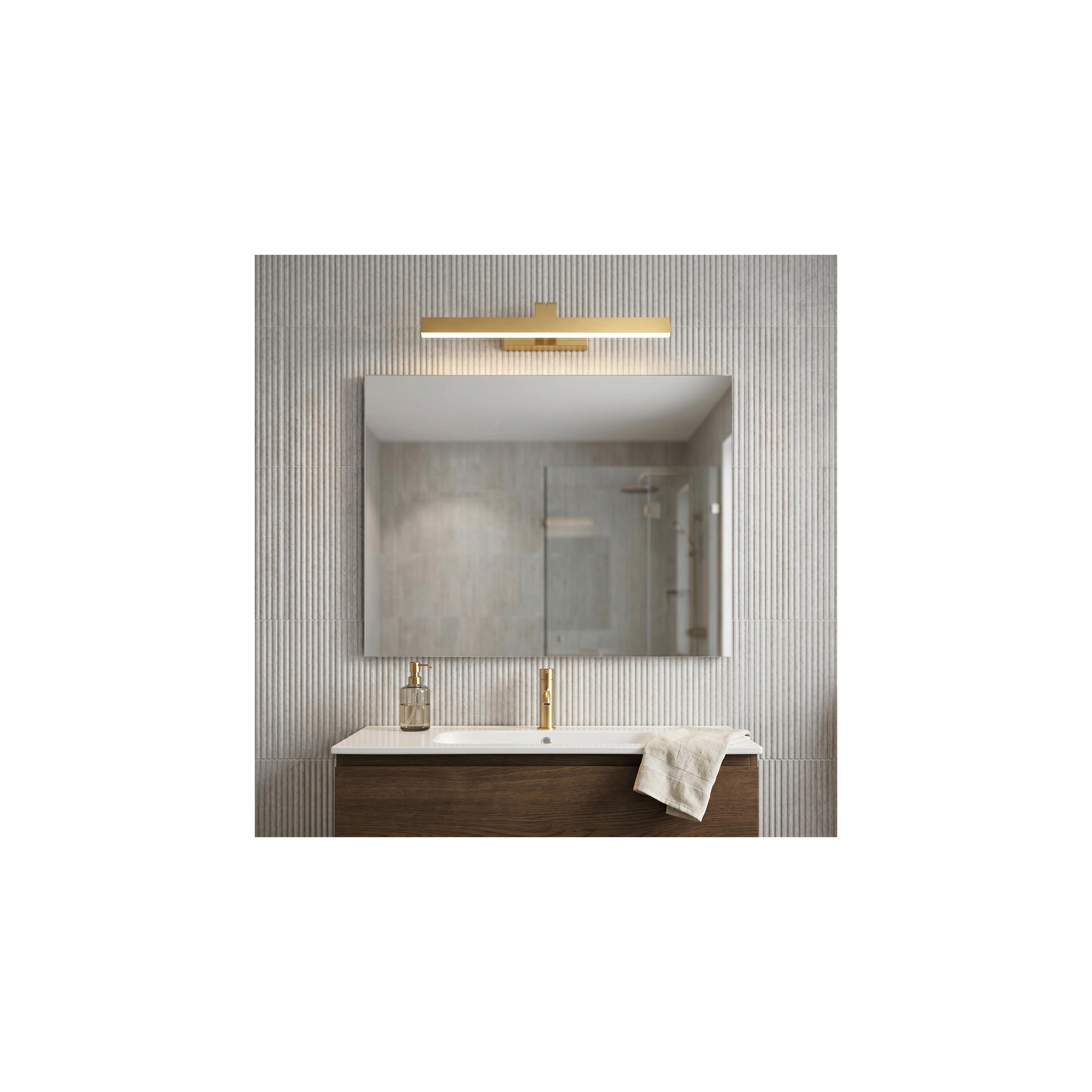 Vannitoa seina LED-valgusti SWE007-1W 43cm BRUSH GOLD