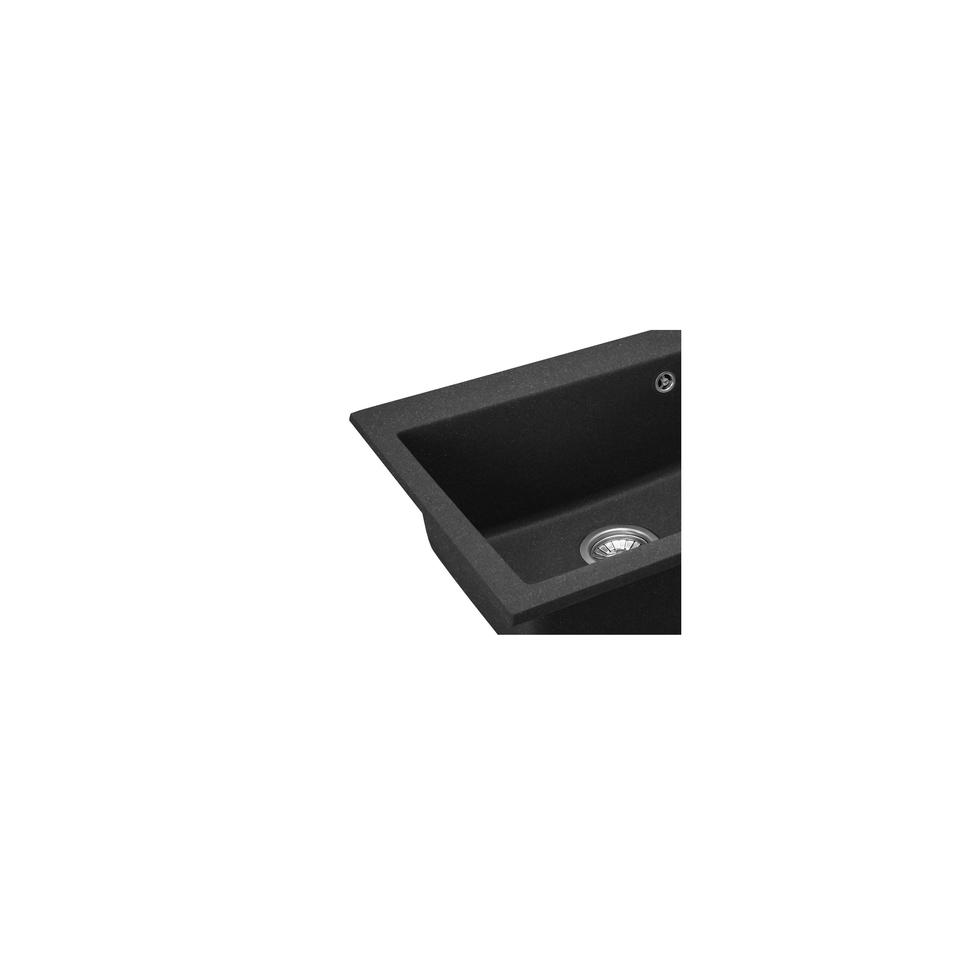 Évier granit  West XL black dots