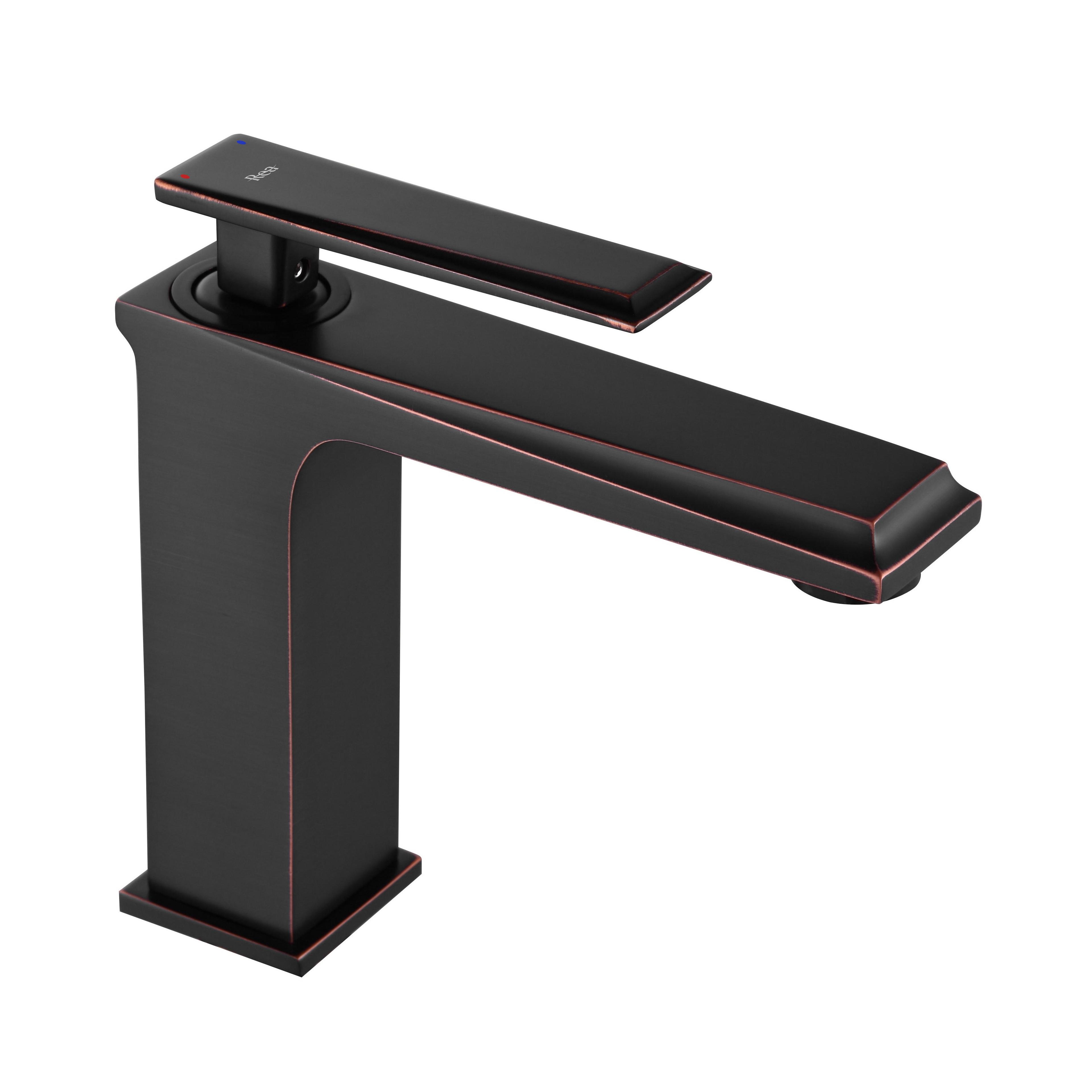 Grifo de lavabo REA ROMANO Old Black Low