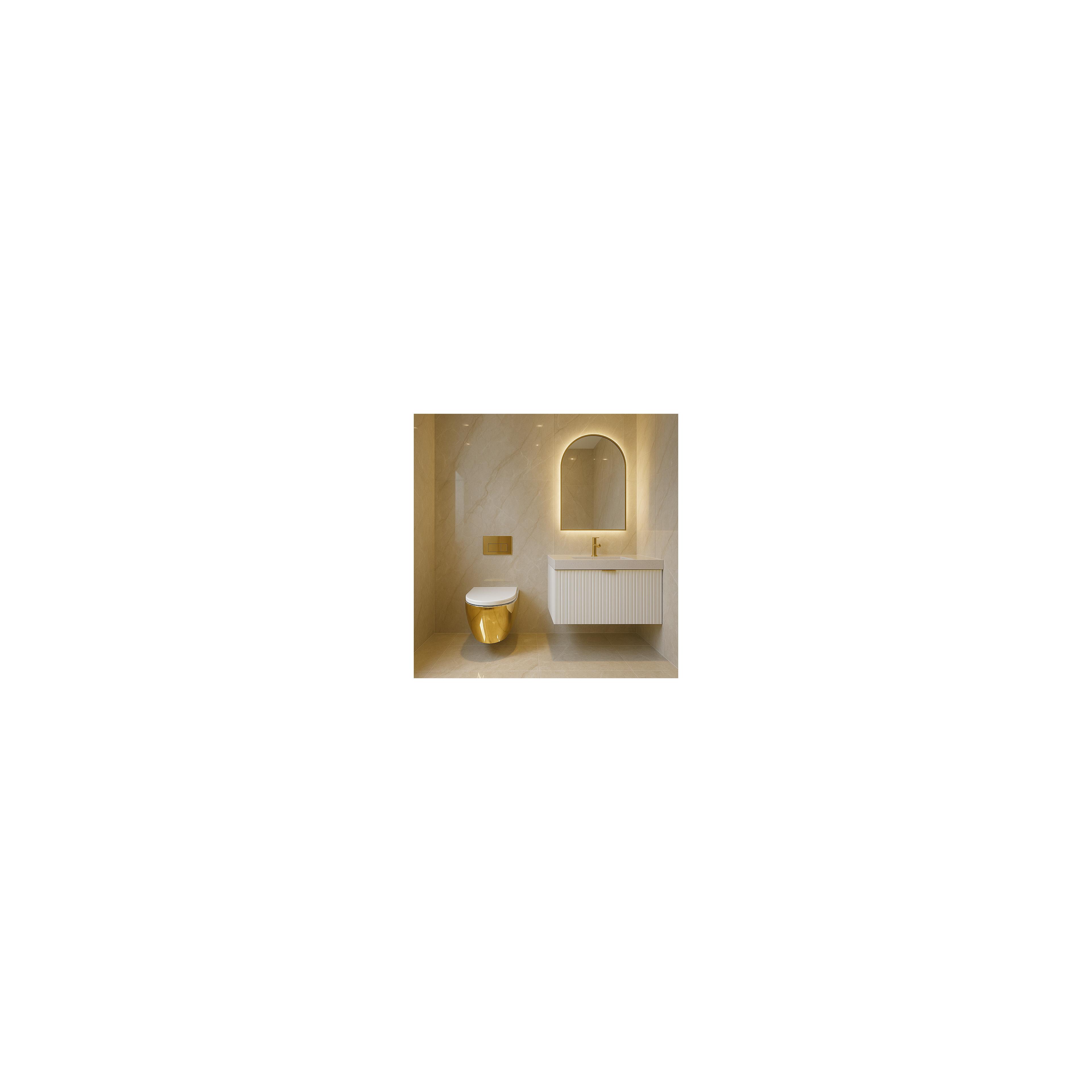 Viseća WC školjka Rea Carlo Mini Tornado NF WHITE GOLD