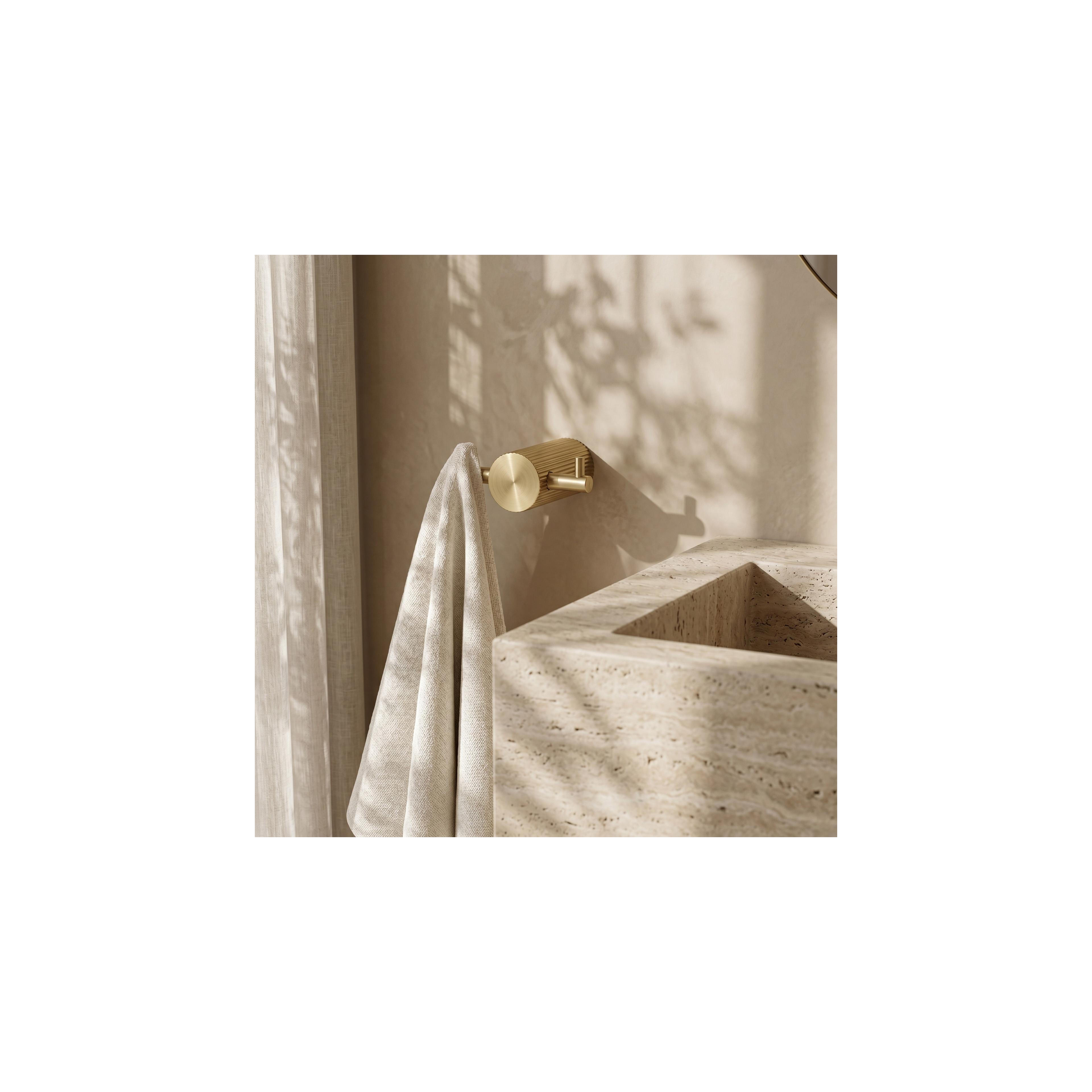 Gancho de casa de banho 64104A SOLO Brush Gold