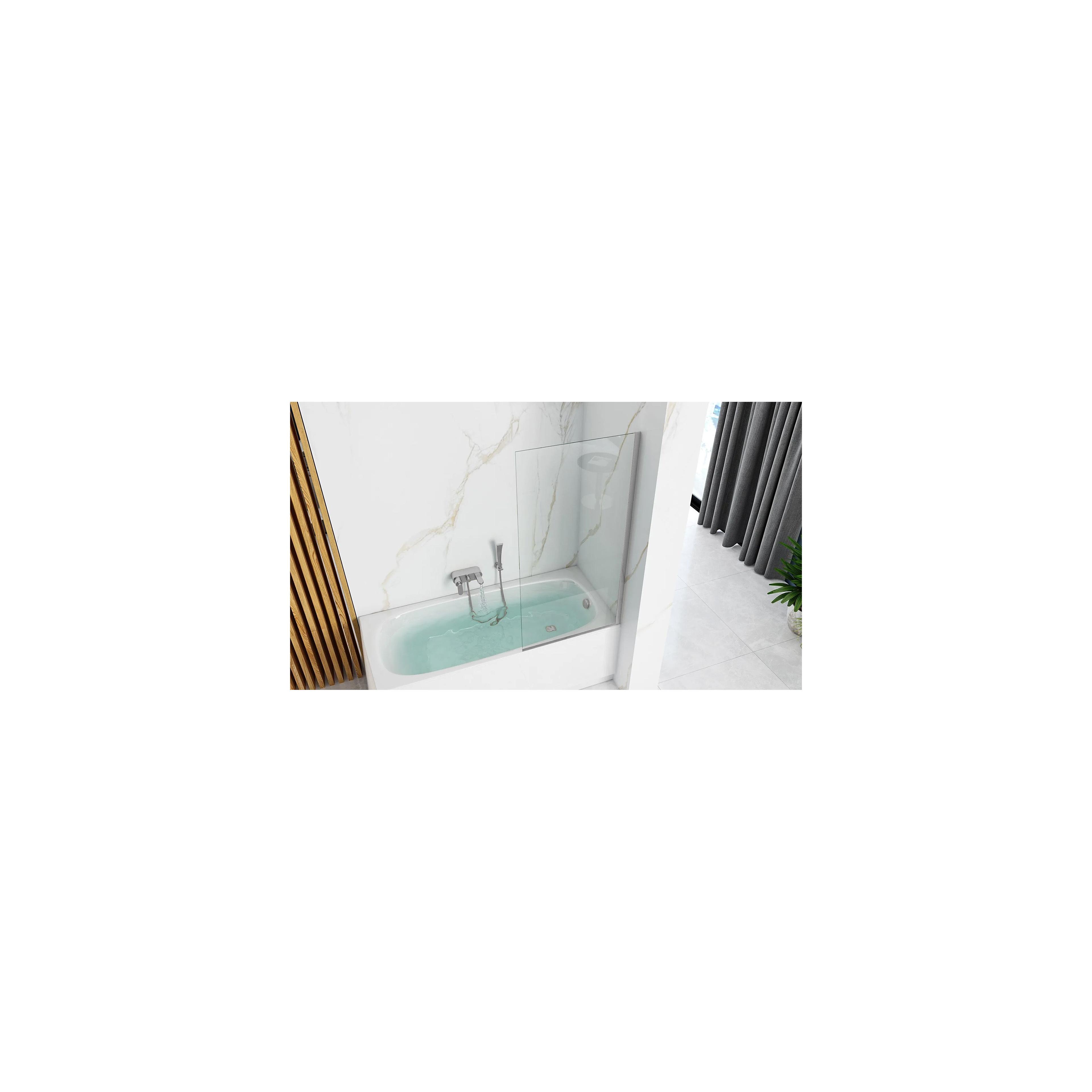 Badewanneaufsatz Rea Lagos Fix 80 Chrome