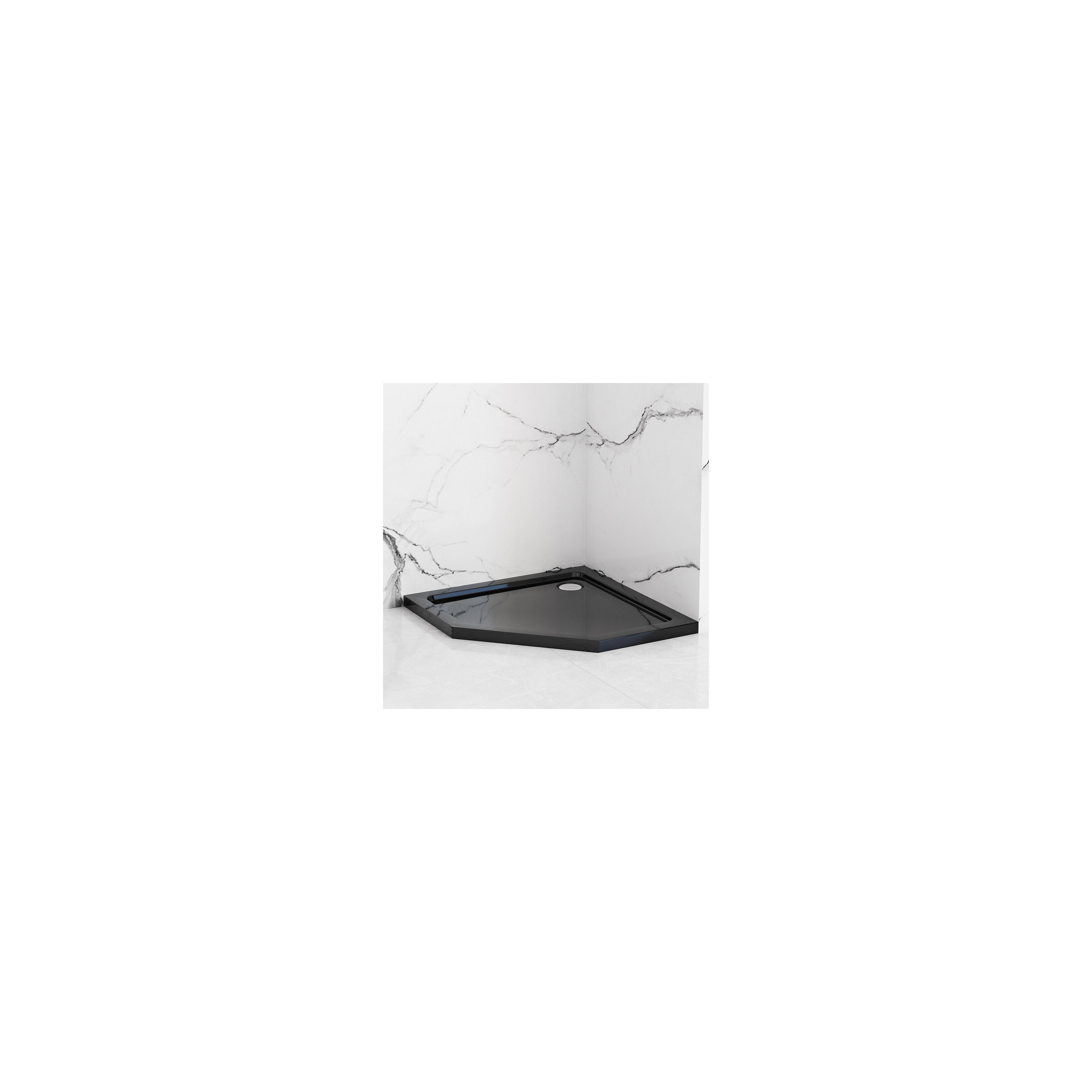 Cabine de douche DIAMOND BLACK MAT 90x90