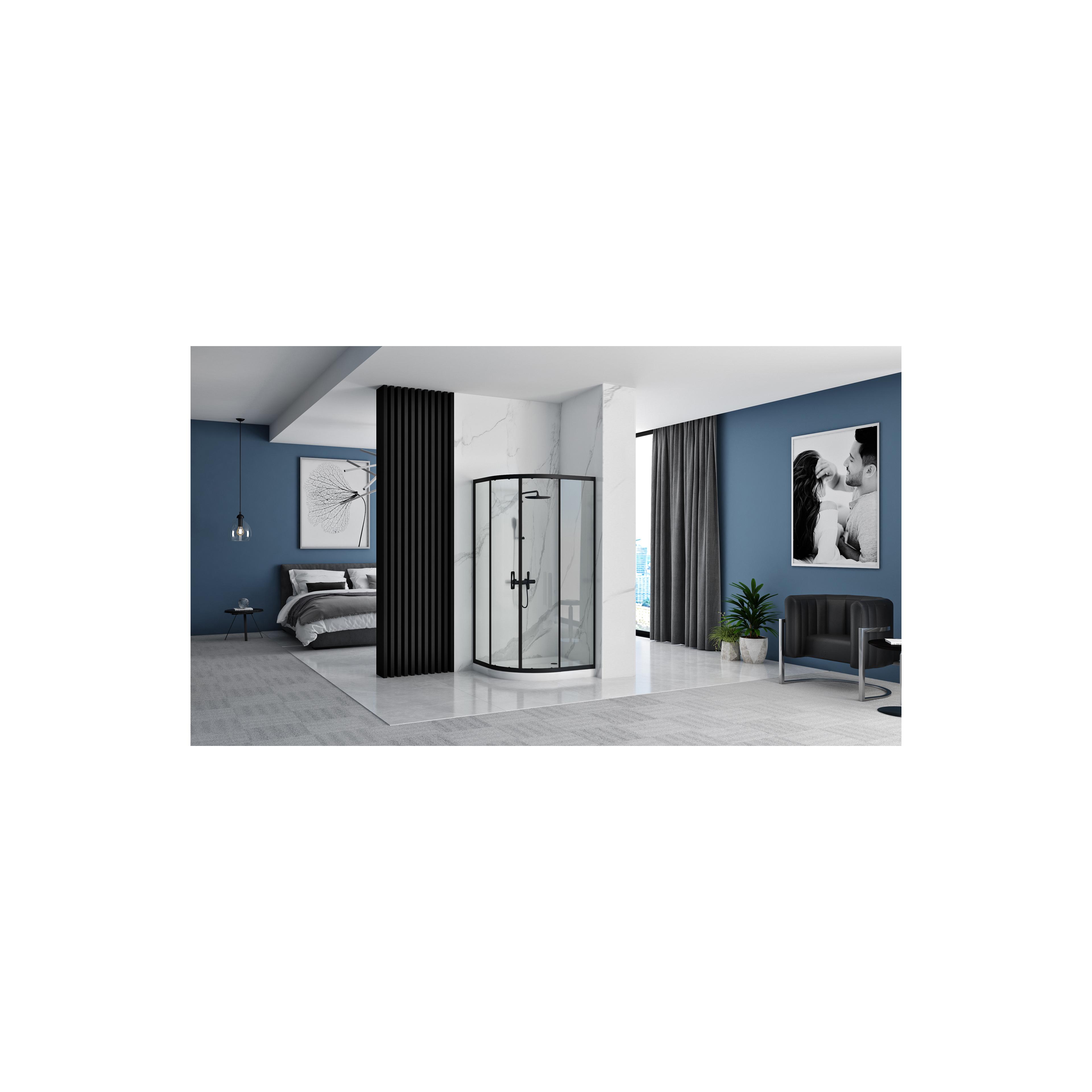 Душова кабіна REA Look Black 80x80