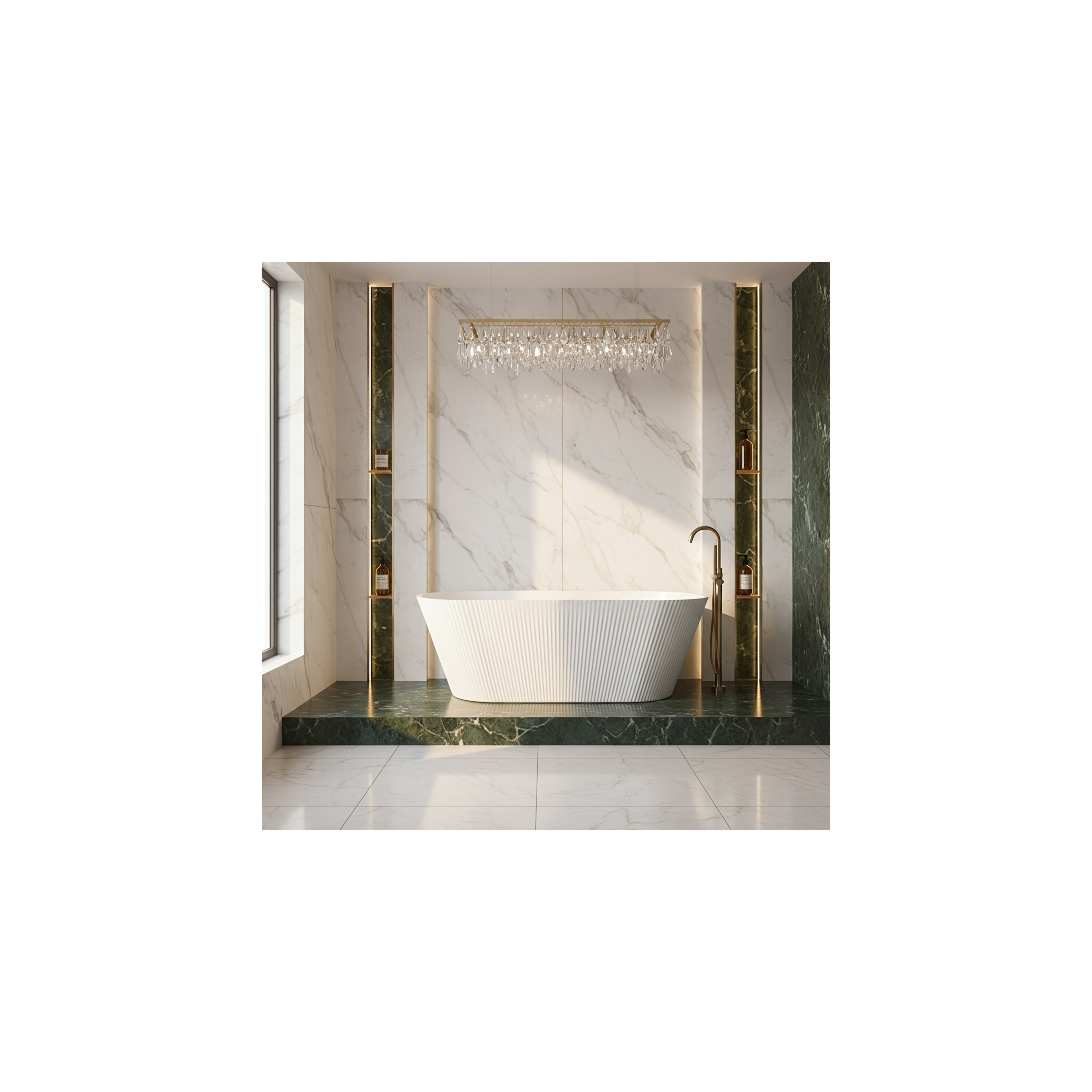 Freestanding Acrylic Bathtub OFELIA 170