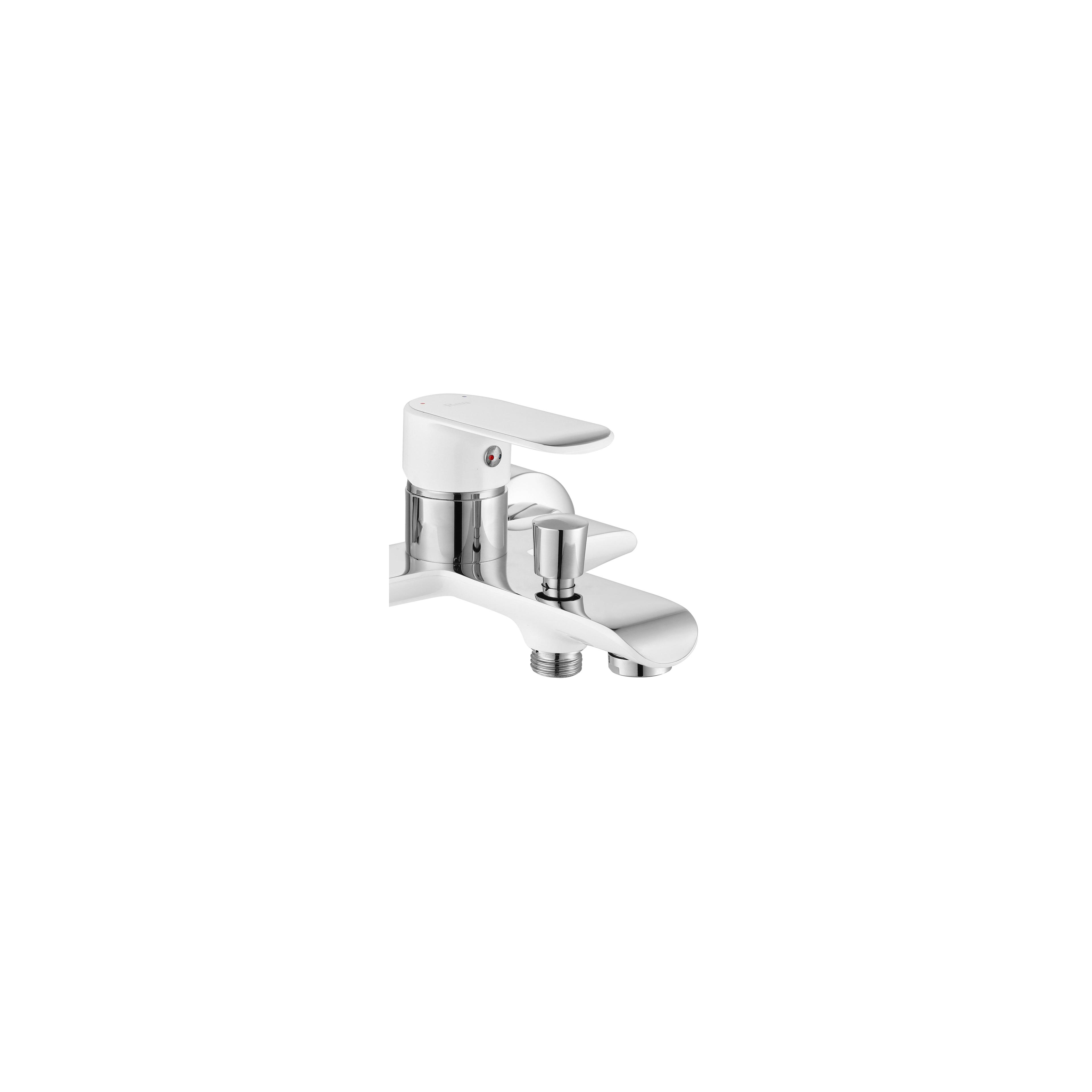 Robinet de baignoire REA BLOOM White Chrome