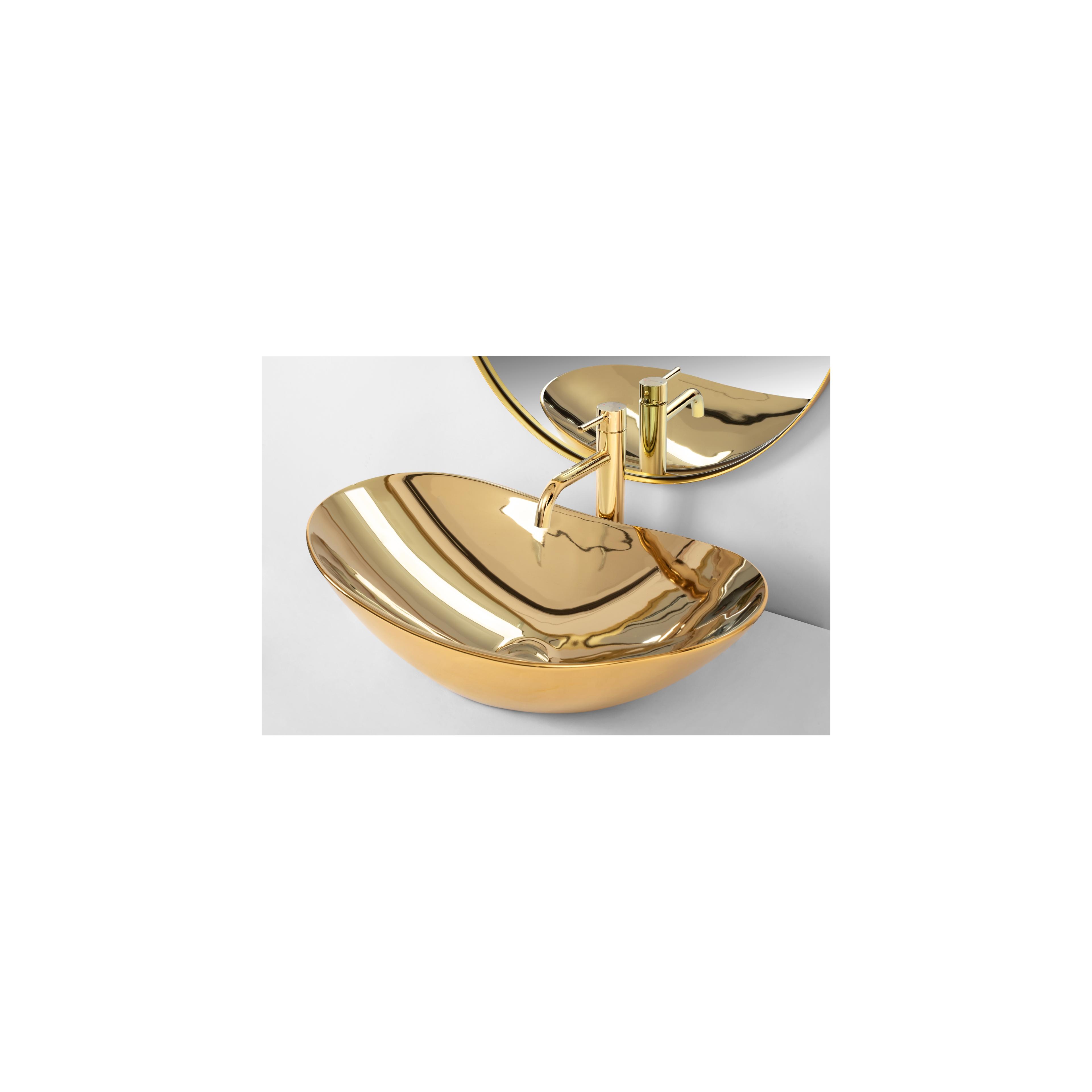 Умивальник на стільницю Rea Royal Gold