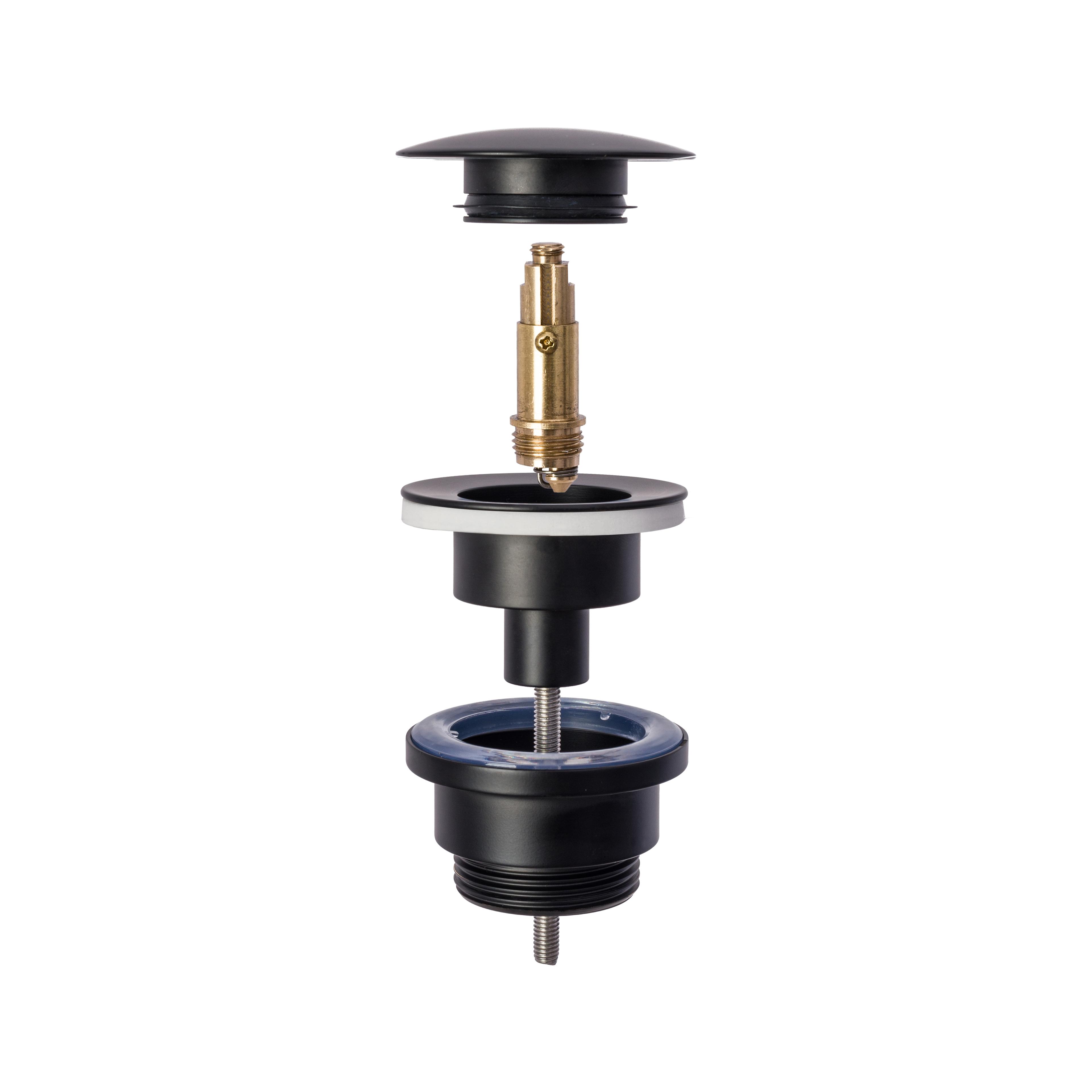 Bonde de lavabo universel clic-clac Rea Old Black