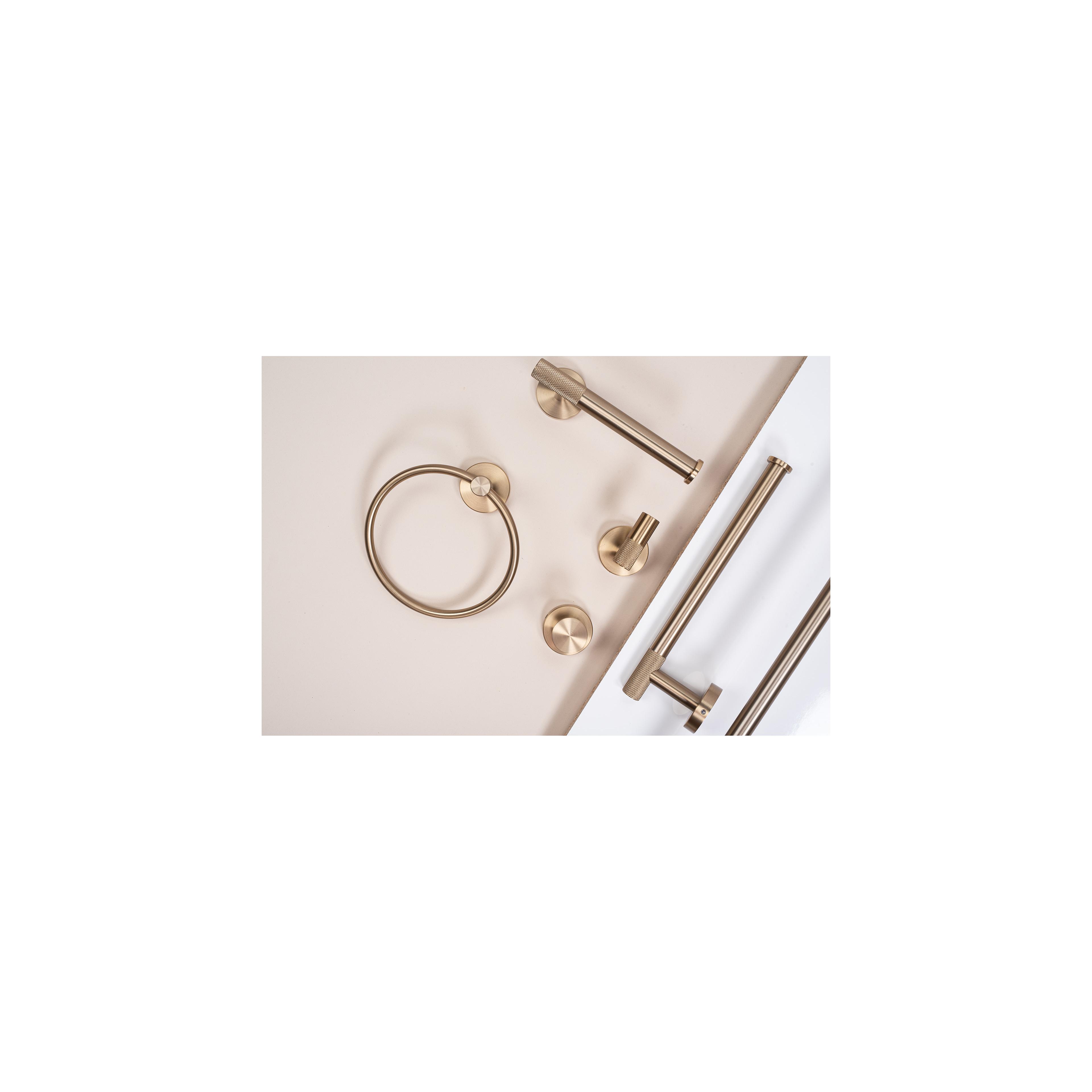 Bathroom hanger 6603 Modern Brush Gold