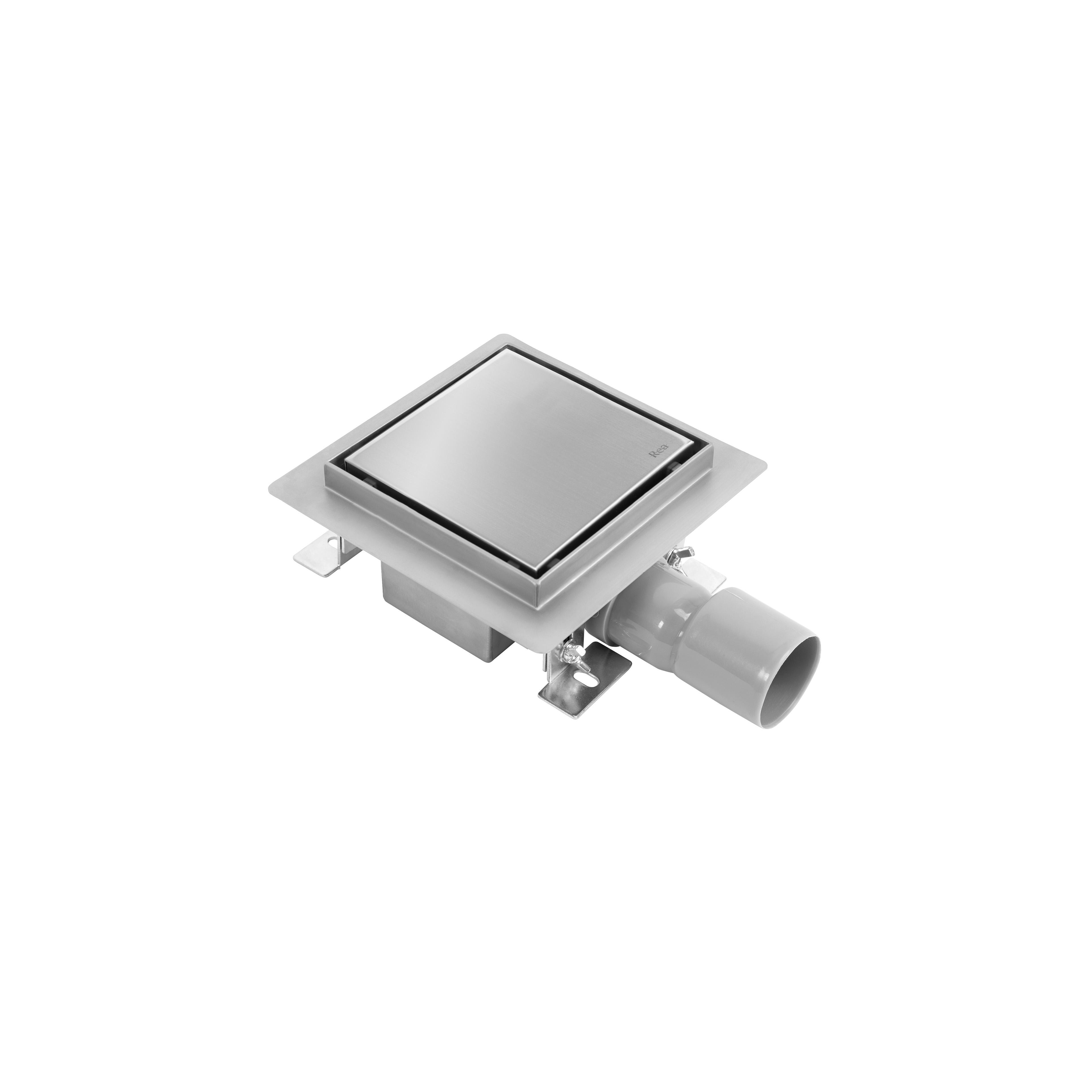 Linear drainage REA NEO 150x150 Nickel Brush
