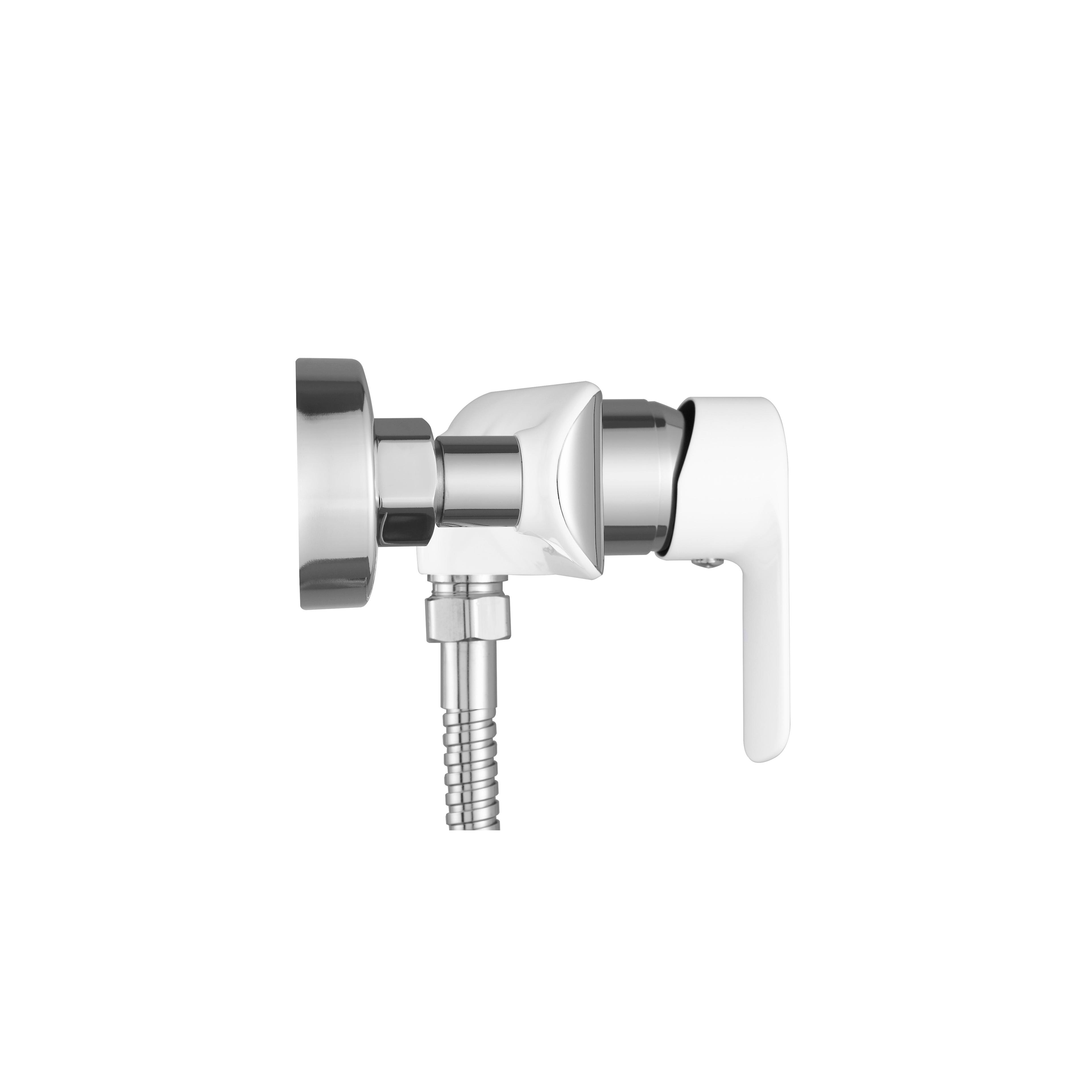 Robinet de douche REA Bloom blanc chrome