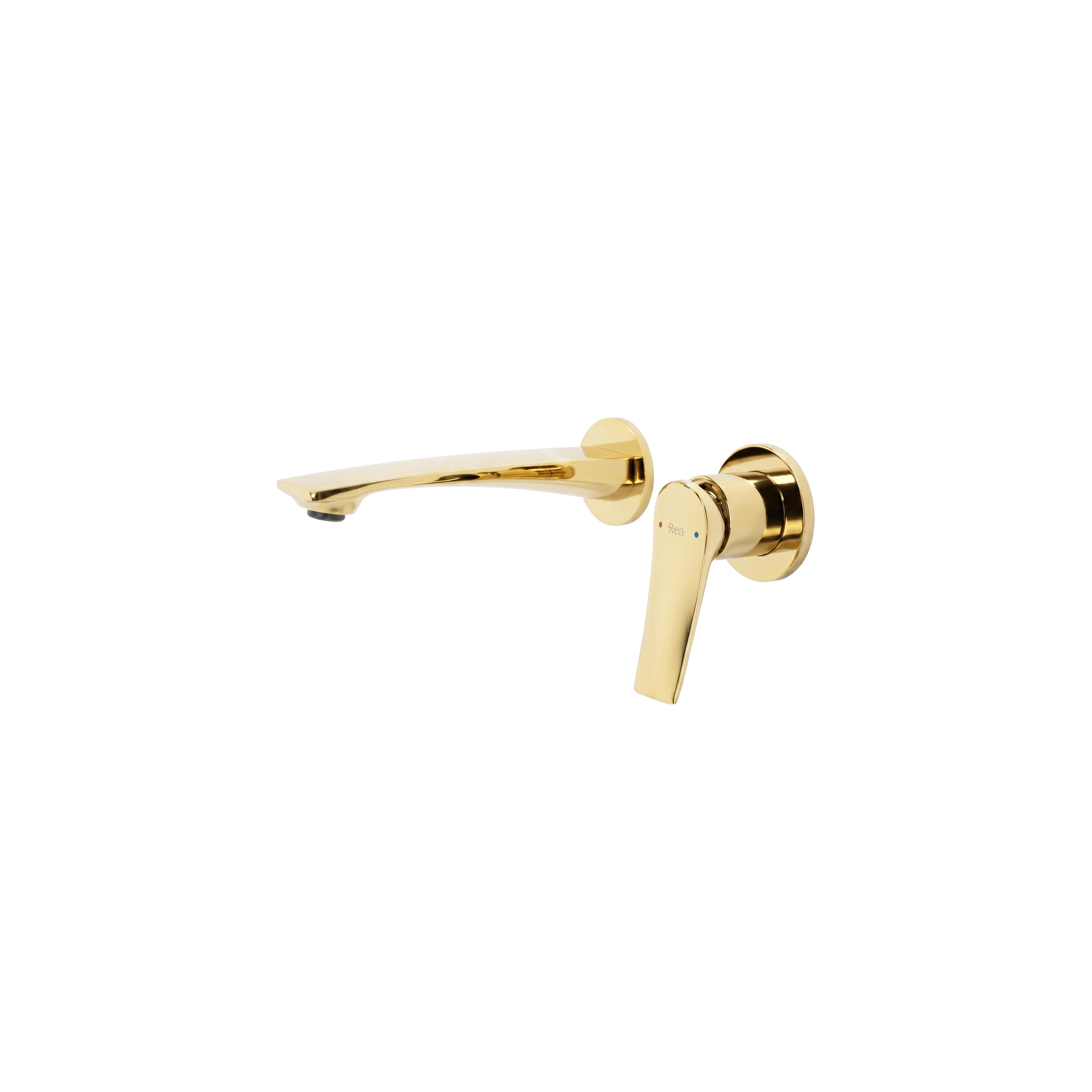 Mitigeur de lavabo encastrable REA VISION Gold + BOX