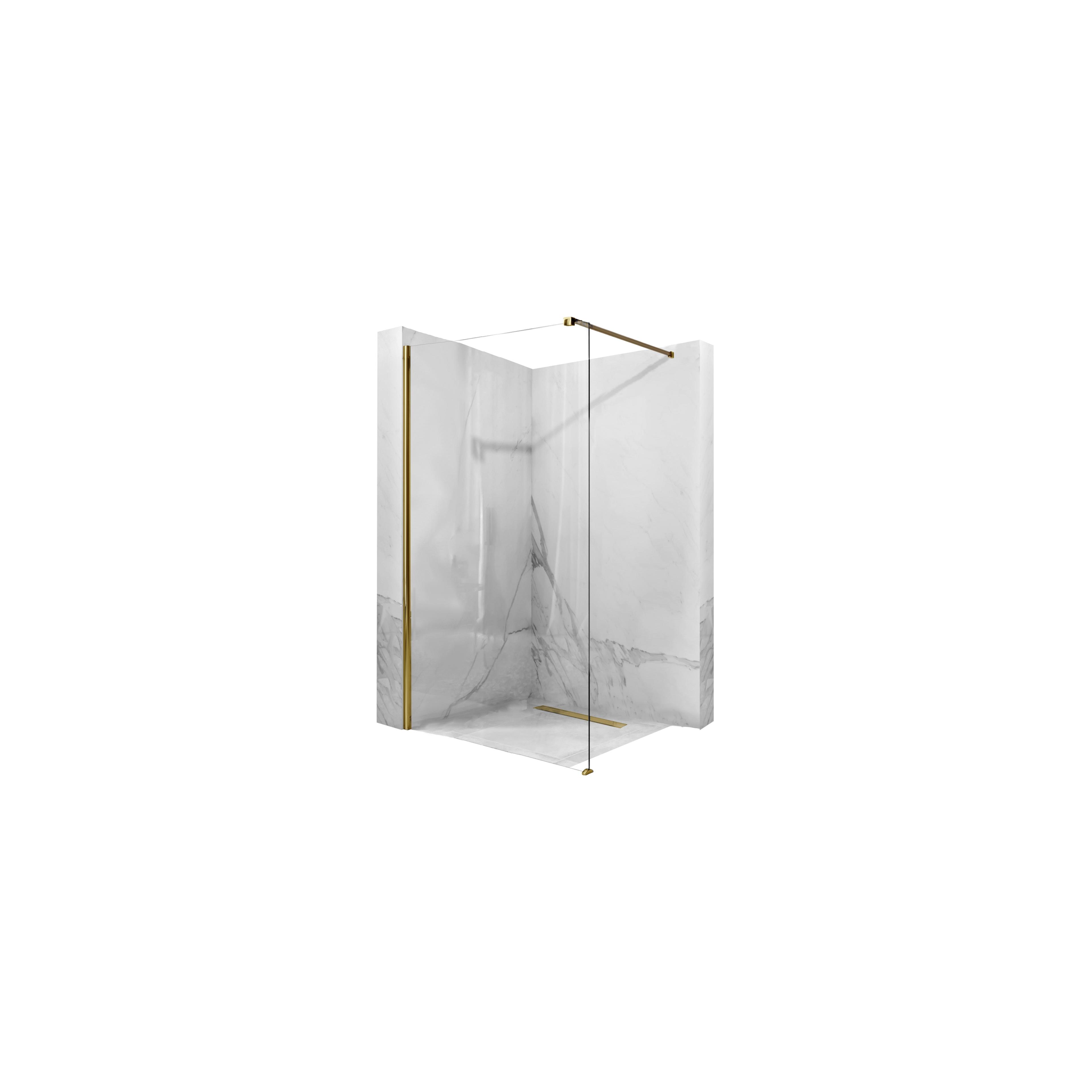 Paroi de douche Rea Aero Gold 120 Walk In