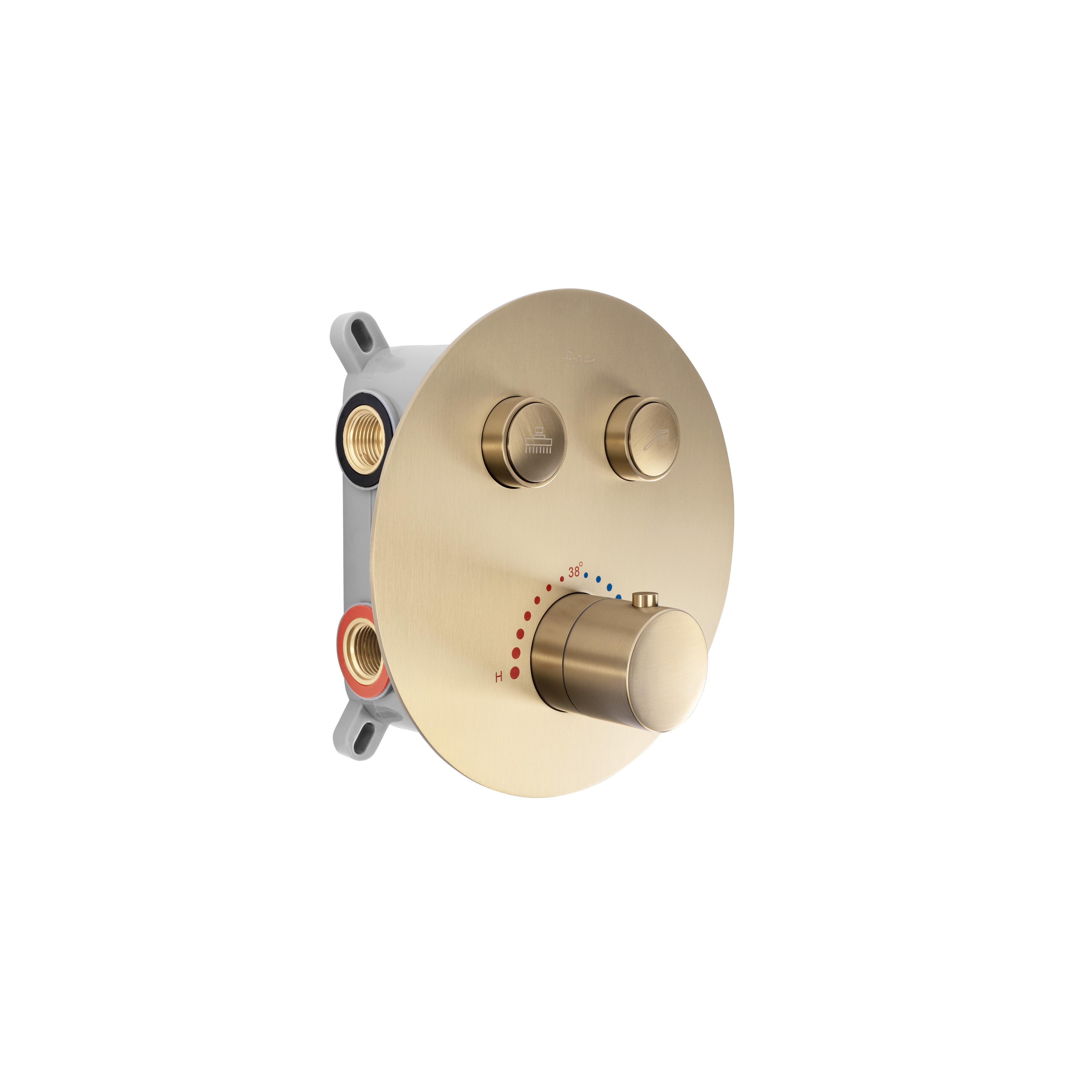 Built-in shower set Rea LUNGO BRUSH GOLD BOX