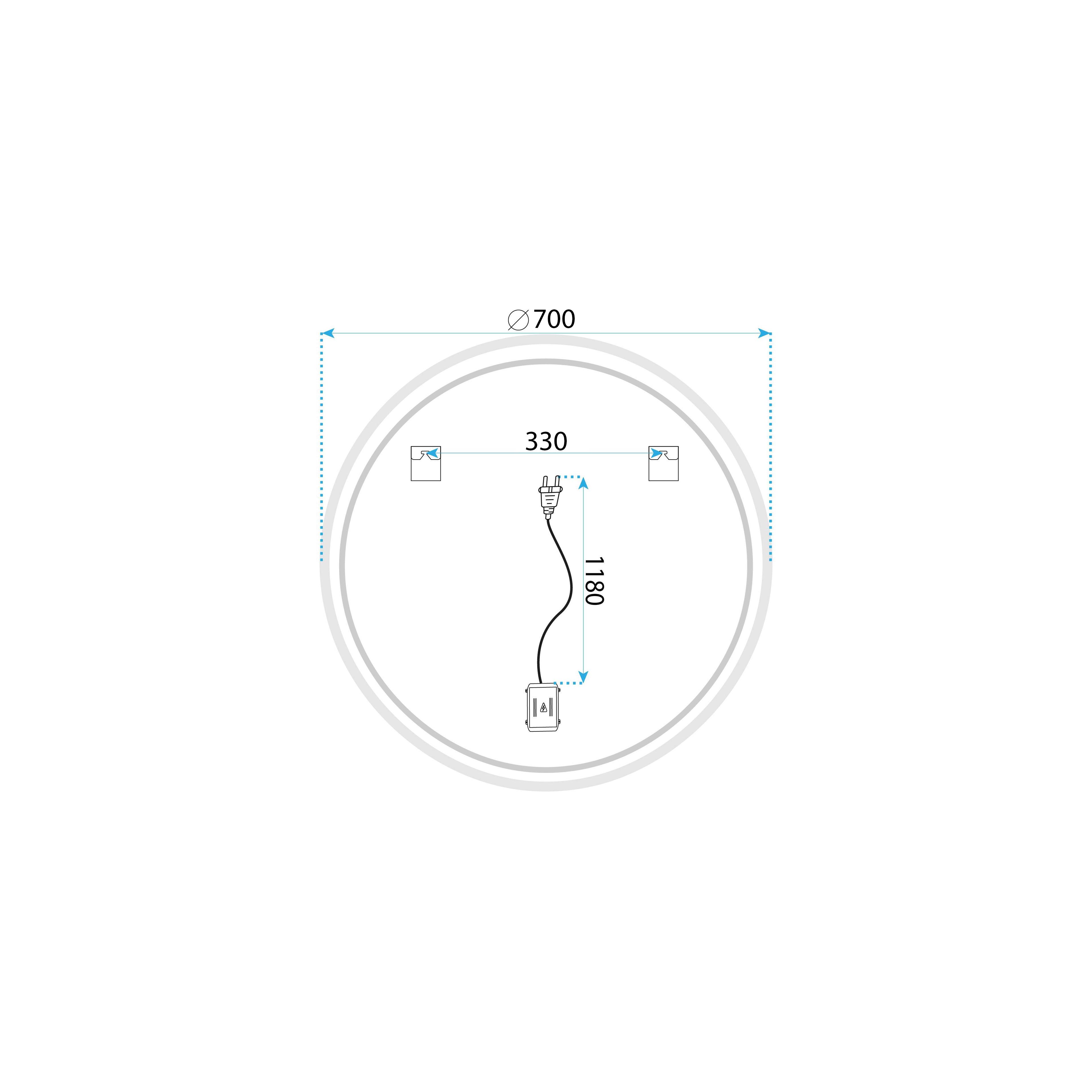 Mirror LED SOFT 70